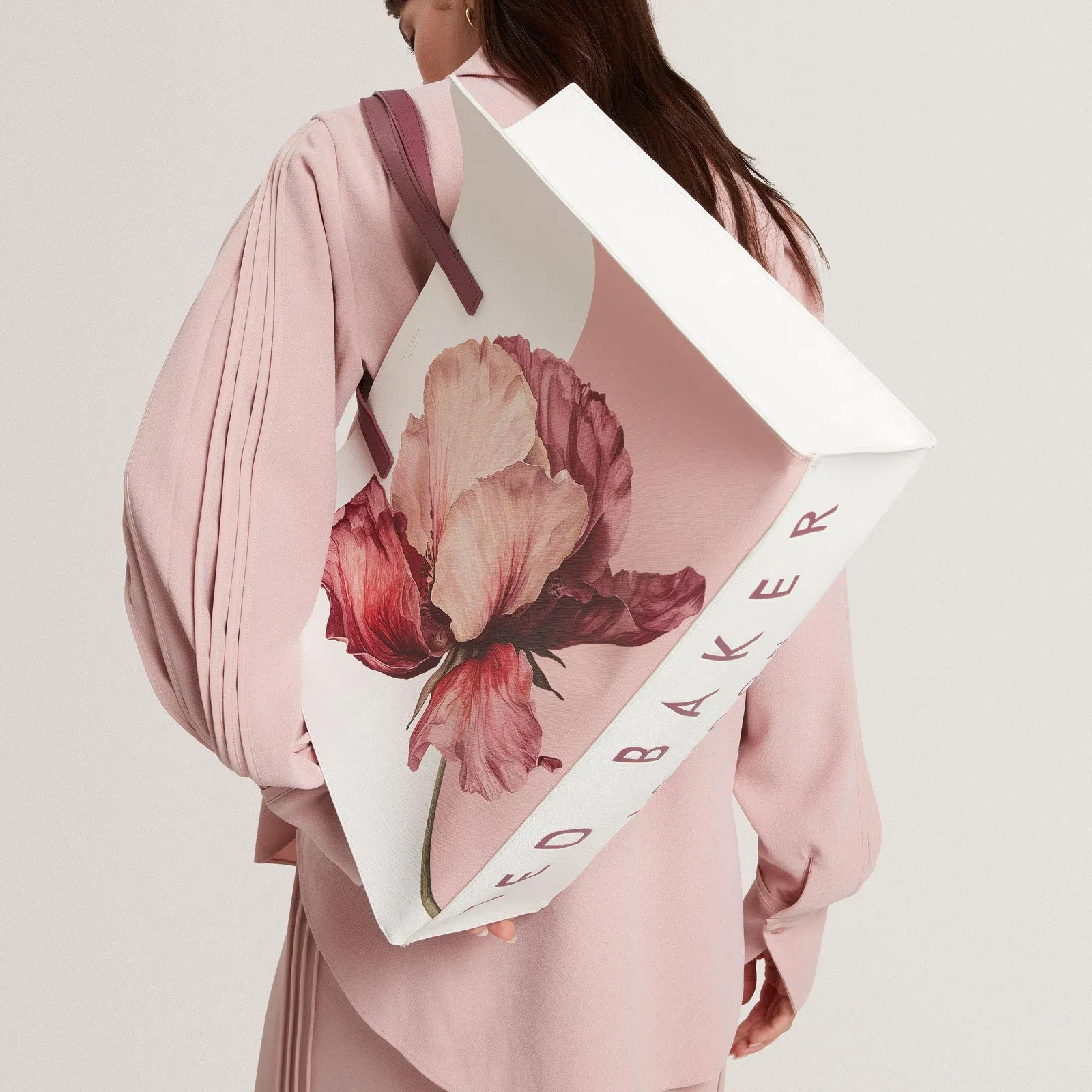Ted Baker Floral Graphic XL Icon Tote Bag