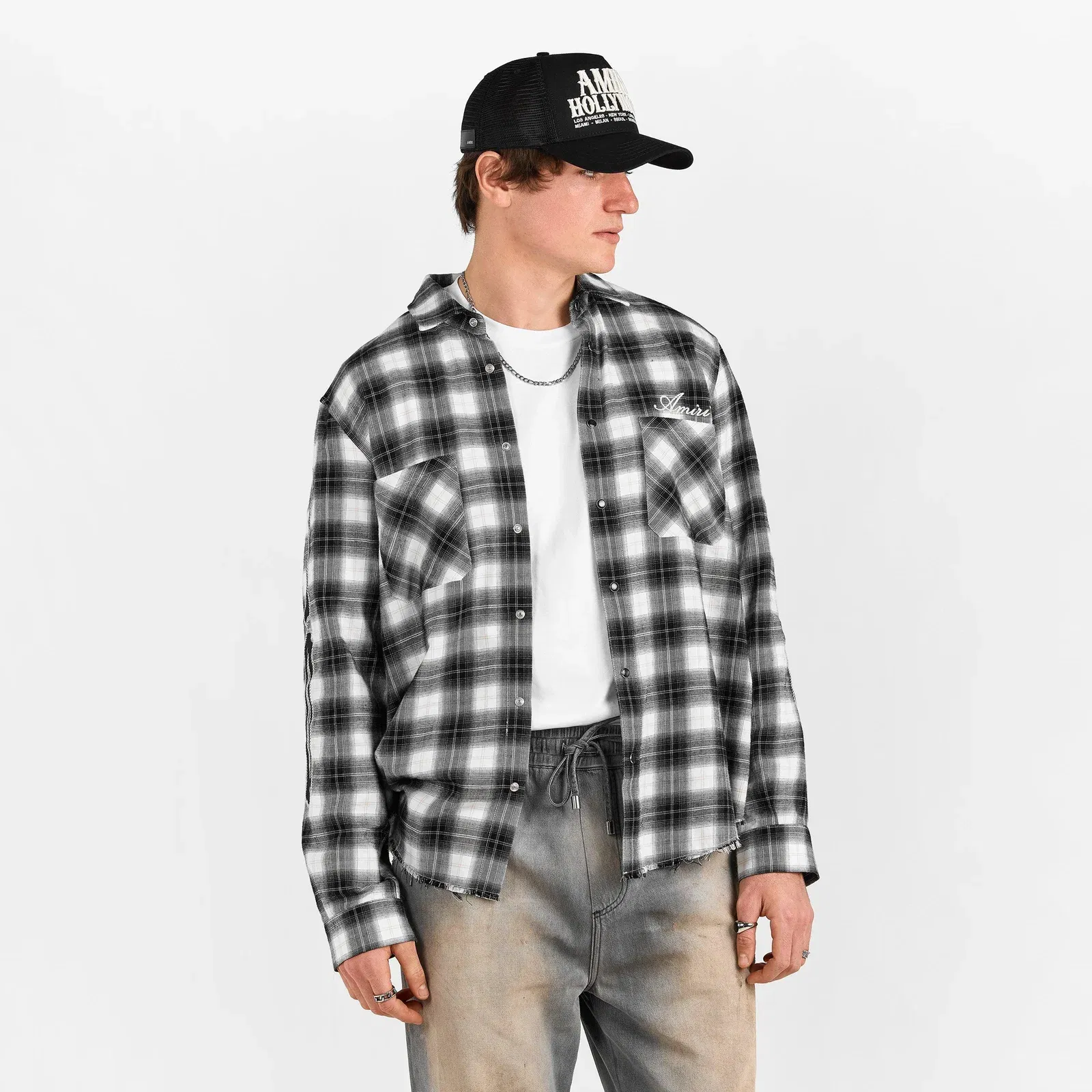 Bones Long Sleeve Flannel Shirt
