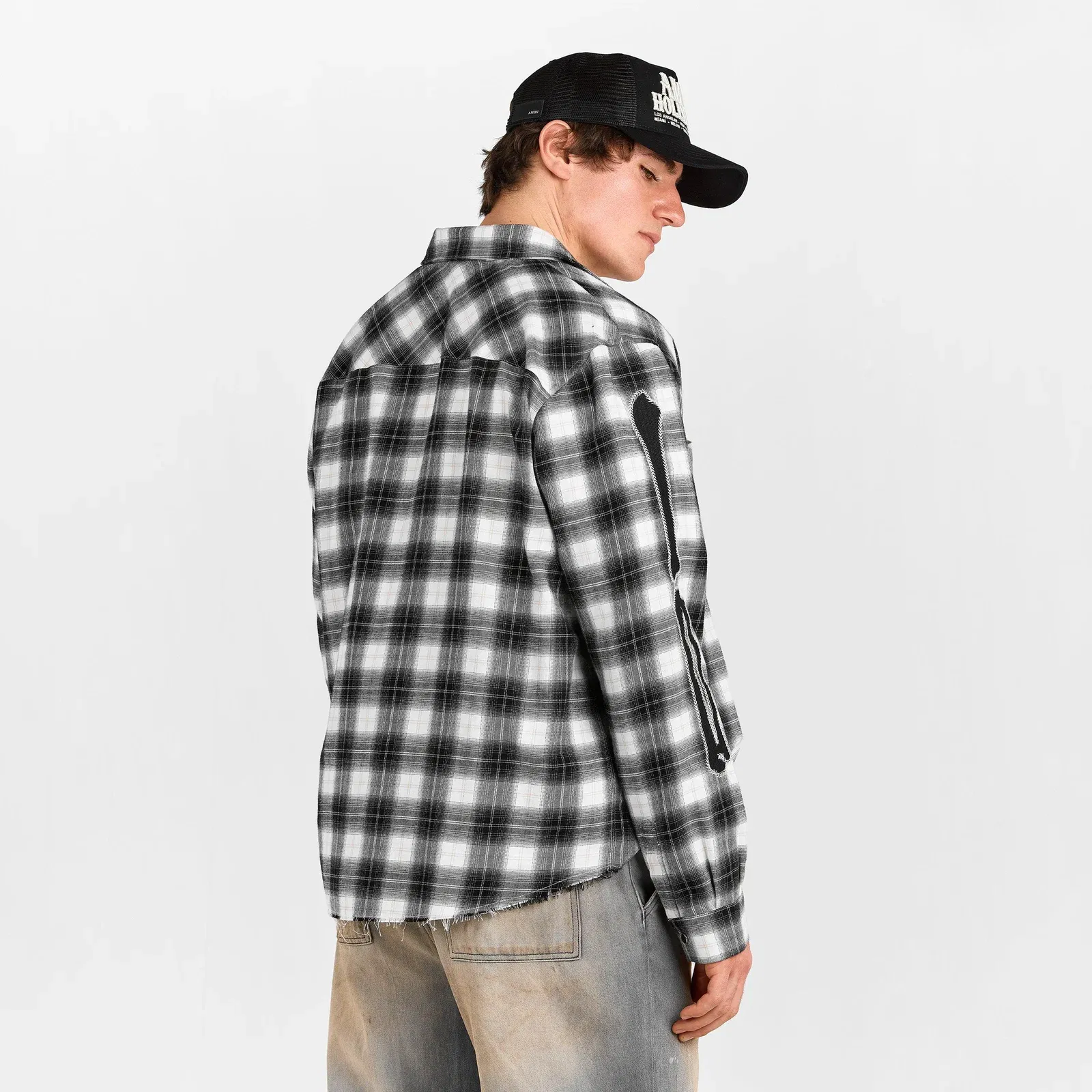 Bones Long Sleeve Flannel Shirt