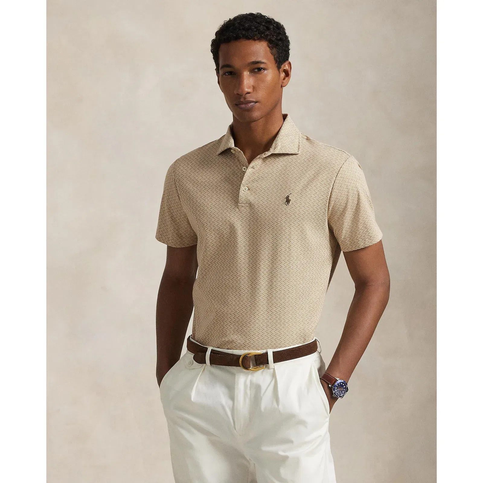 Interlock Short-Sleeve Polo Shirt