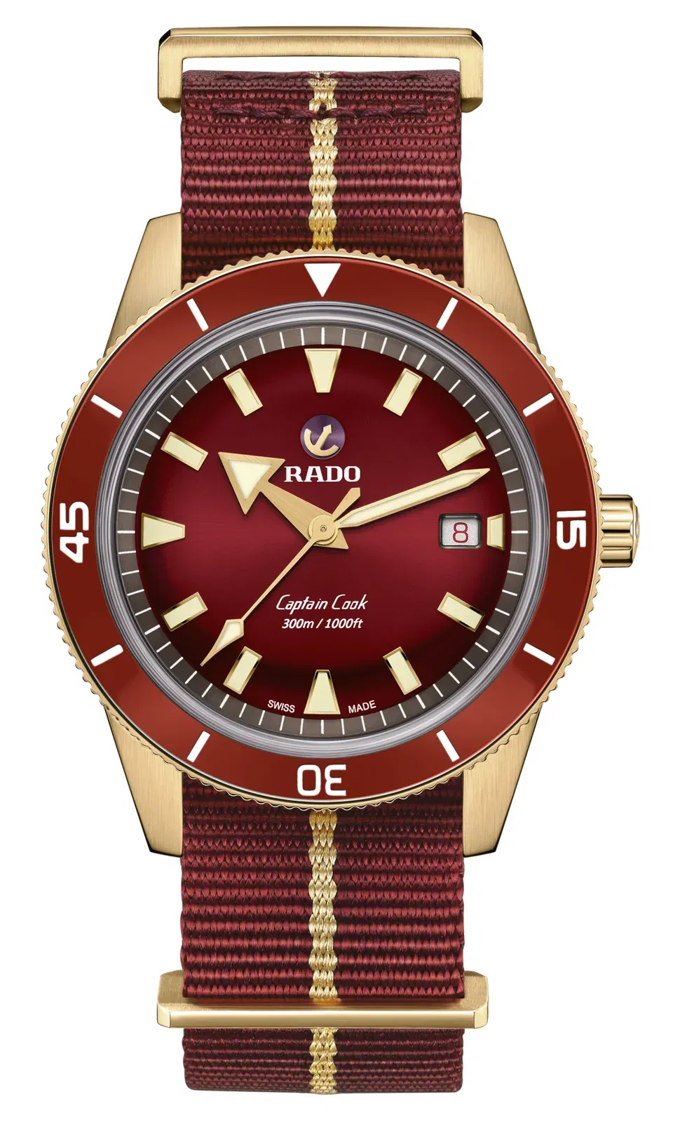 Rado Captain Cook Automatic Bronze Red r32504407