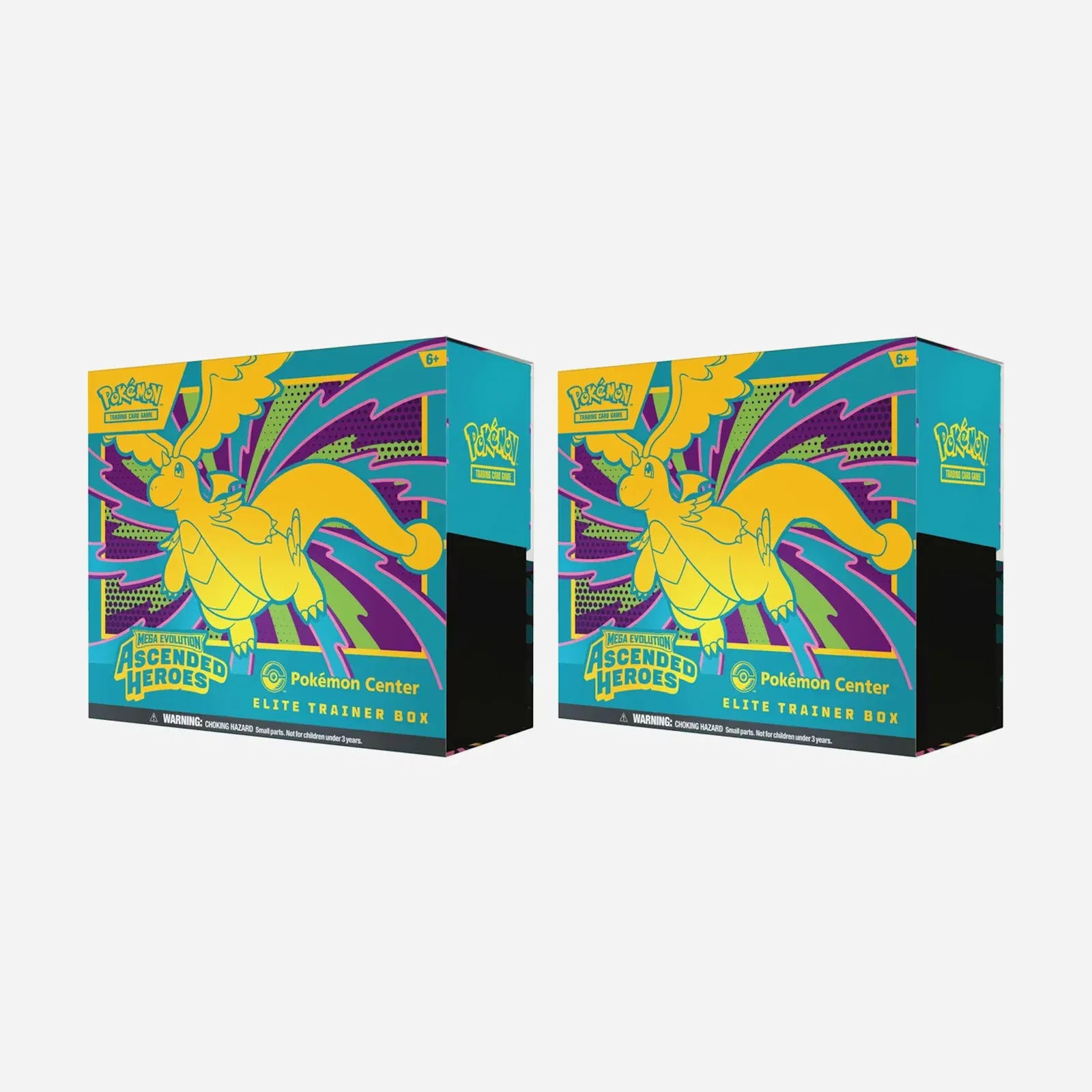 2026 Pokemon Mega Evolution Ascended Heroes Pokemon Center Elite Trainer Box 2X Lot