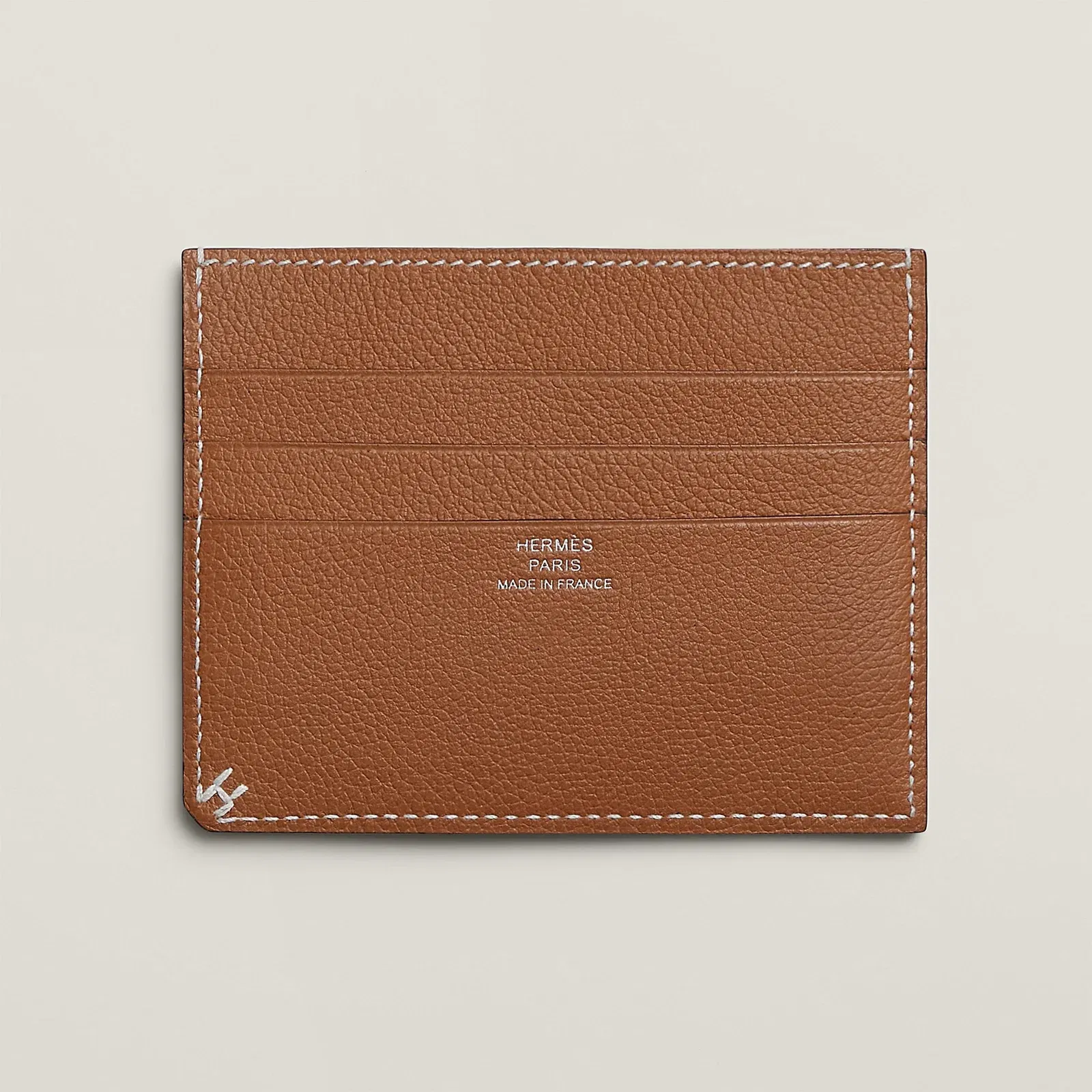 Hermes H Sellier Card Holder Noir