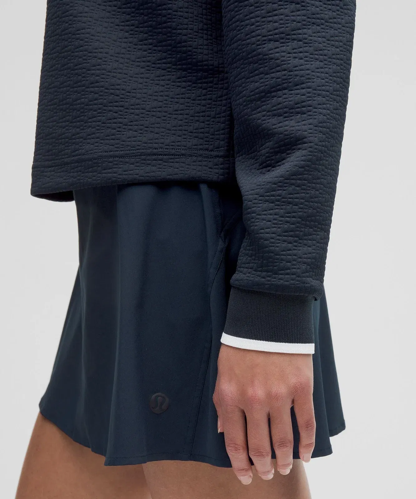 Lululemon Textured Long-Sleeve Tennis Polo Shirt