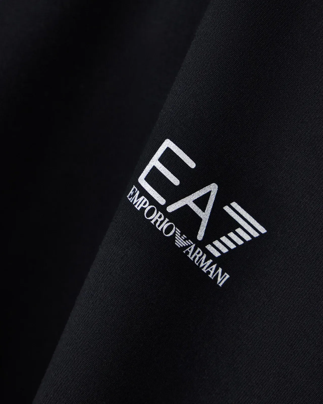EA7 Cotton suit tracksuit with a hood and logo tape Tracksuit