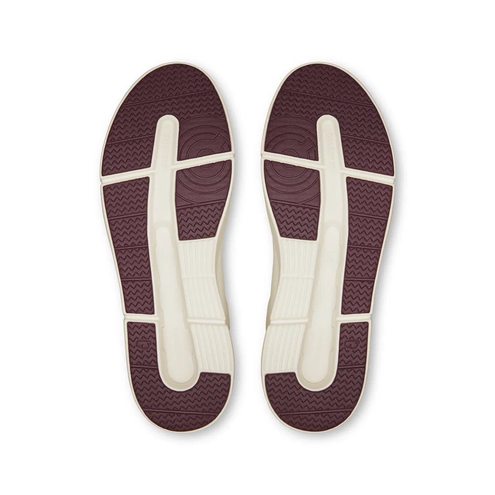 On The Roger Centre Court Ivory Maroon