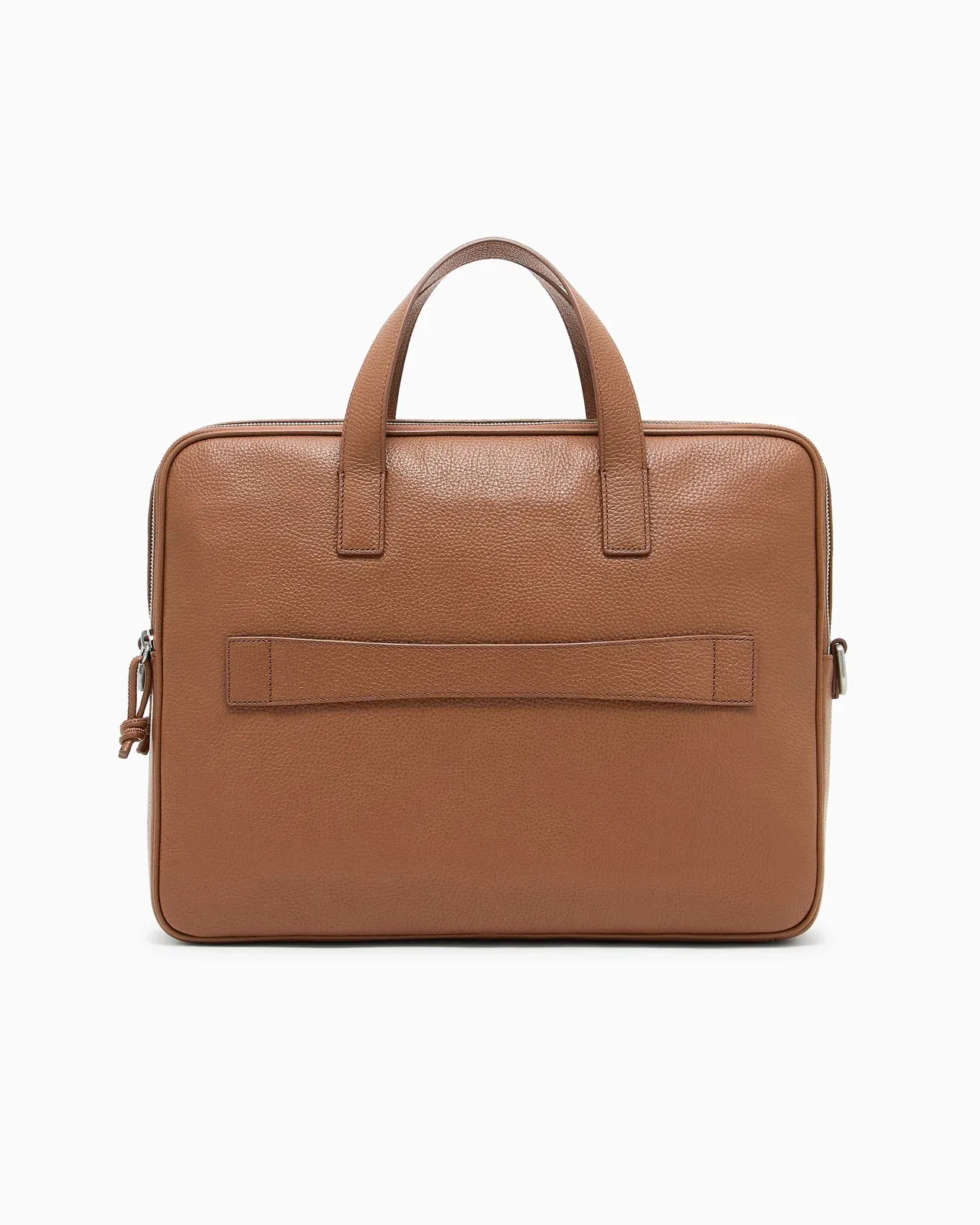 Emporio Armani business bag in tumbled leather