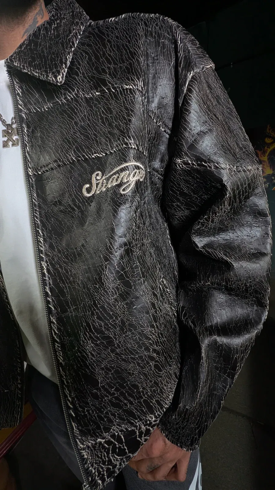 Cracked Leather Jacket