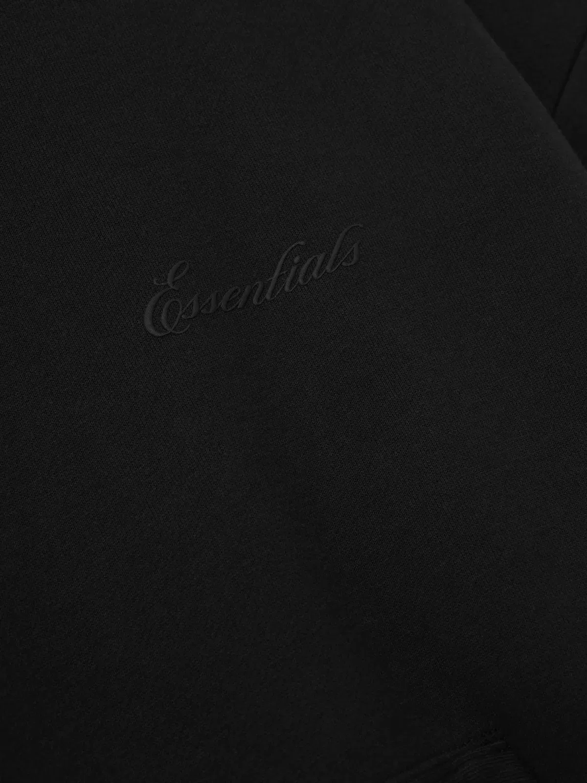 Essentials Signature Ss26 Classic Hoodie Vintage Black