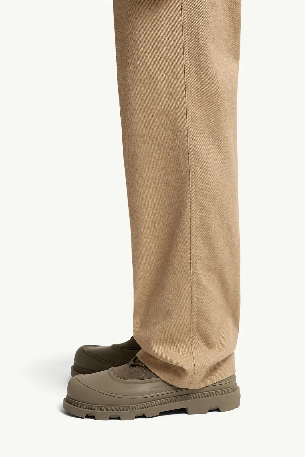 Moncler Tailored Cotton Pants Beige Beige