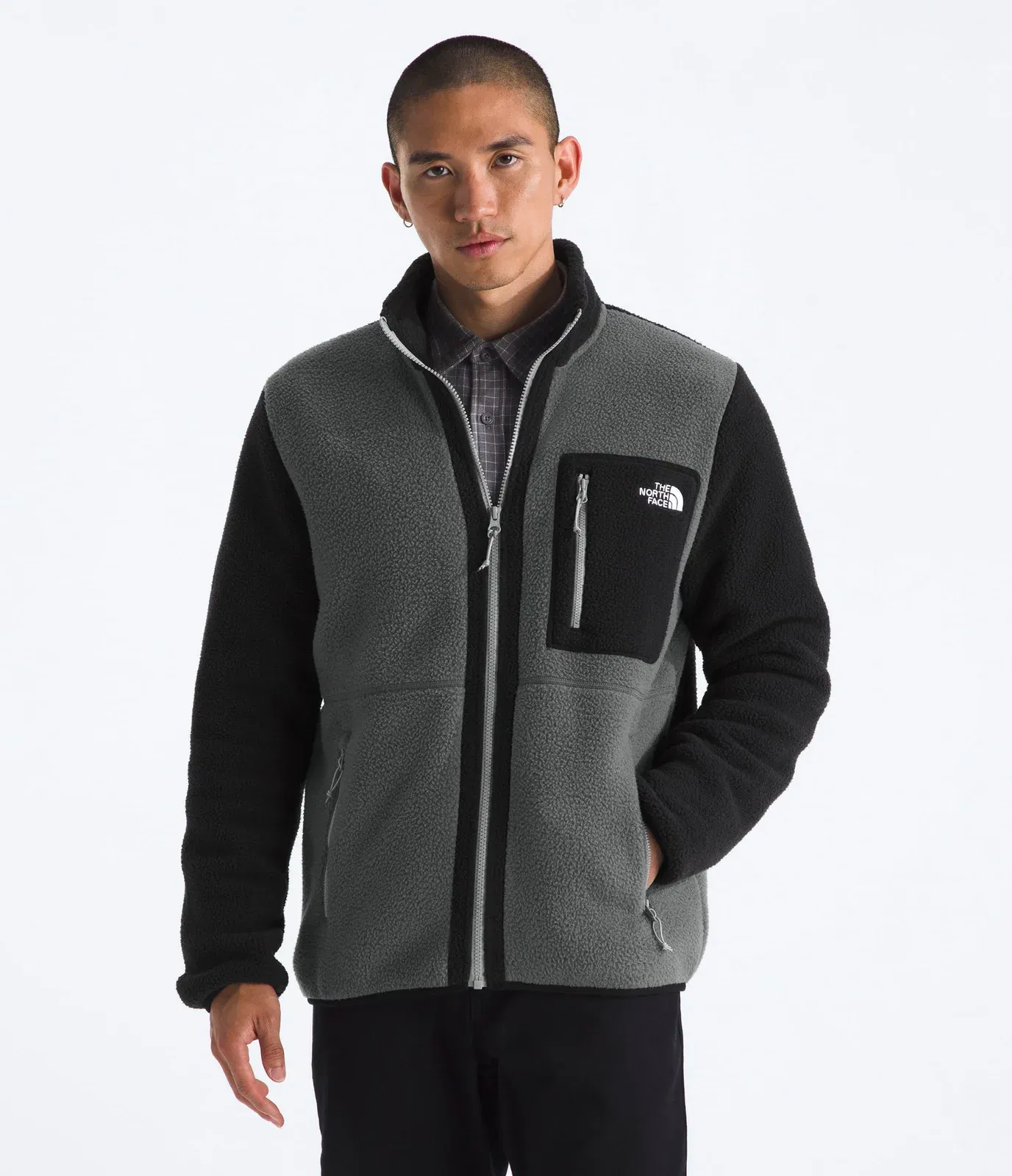 The North Face Men’s Yumiori Full-Zip Anthracite Grey-Tnf Black-Monument Grey