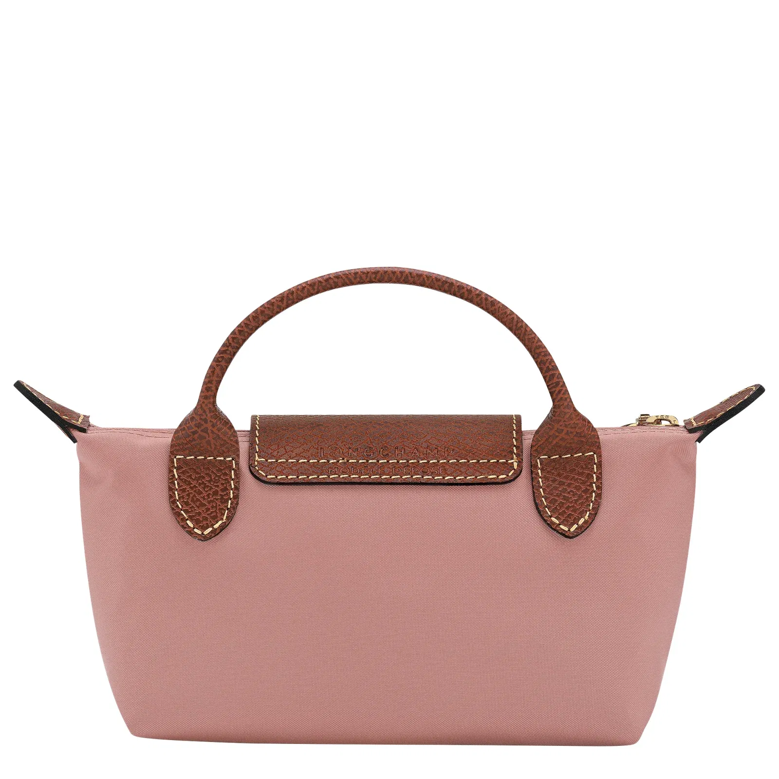 Longchamp Le Pliage Original Pouch with handle Pink Tea