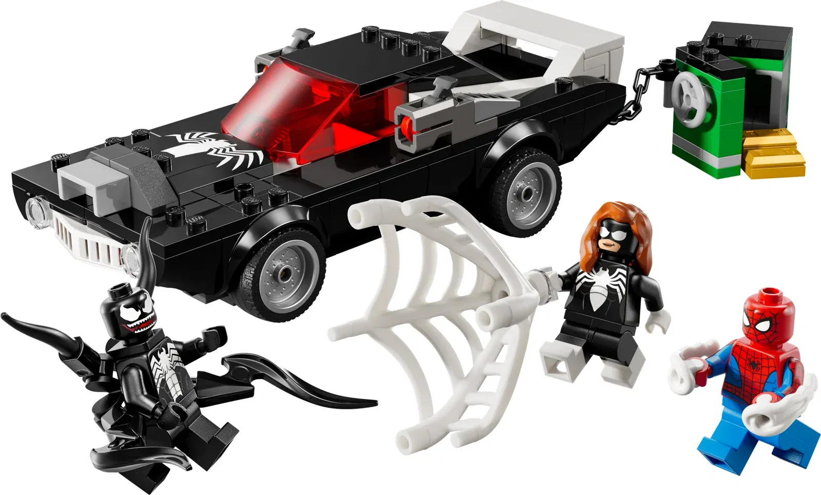 Lego SpiderMan vs Venom Muscle Car