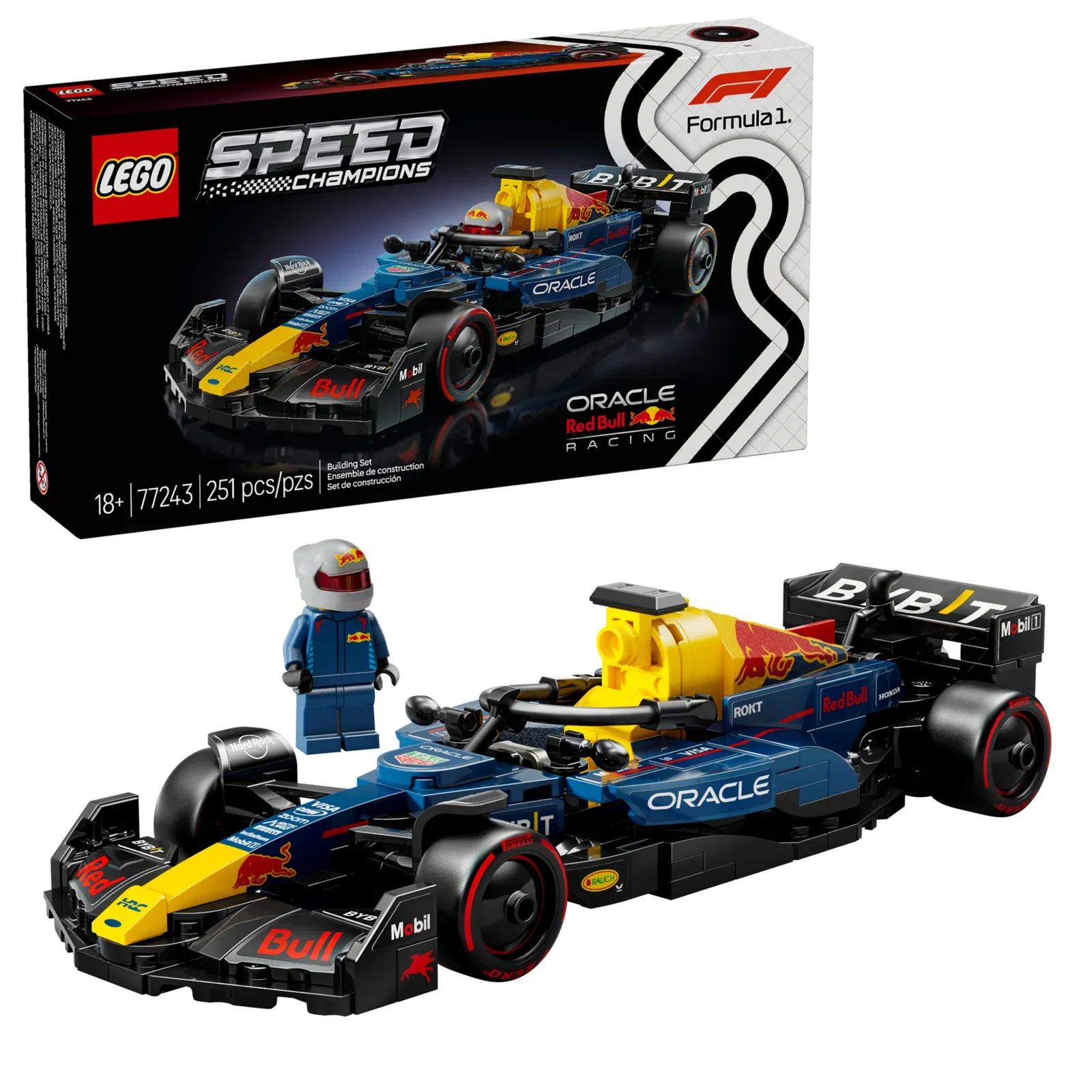 Lego Oracle Red Bull Racing RB20 F1 Race Car