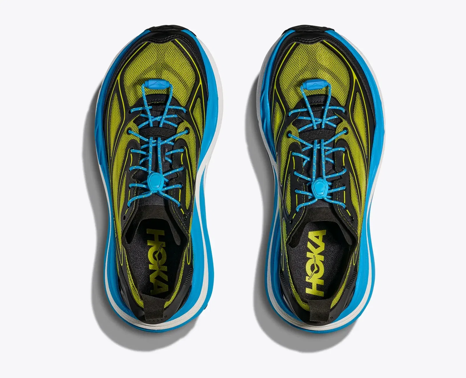 Hoka Stinson One7 Black Skyward Blue