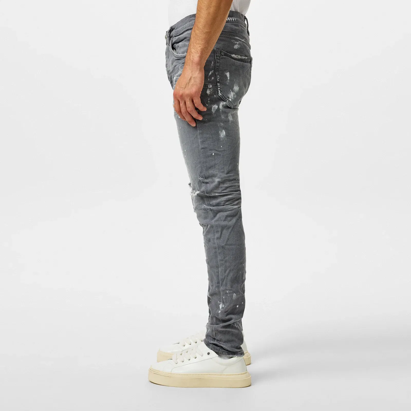 P001 Worn Slim Jeans