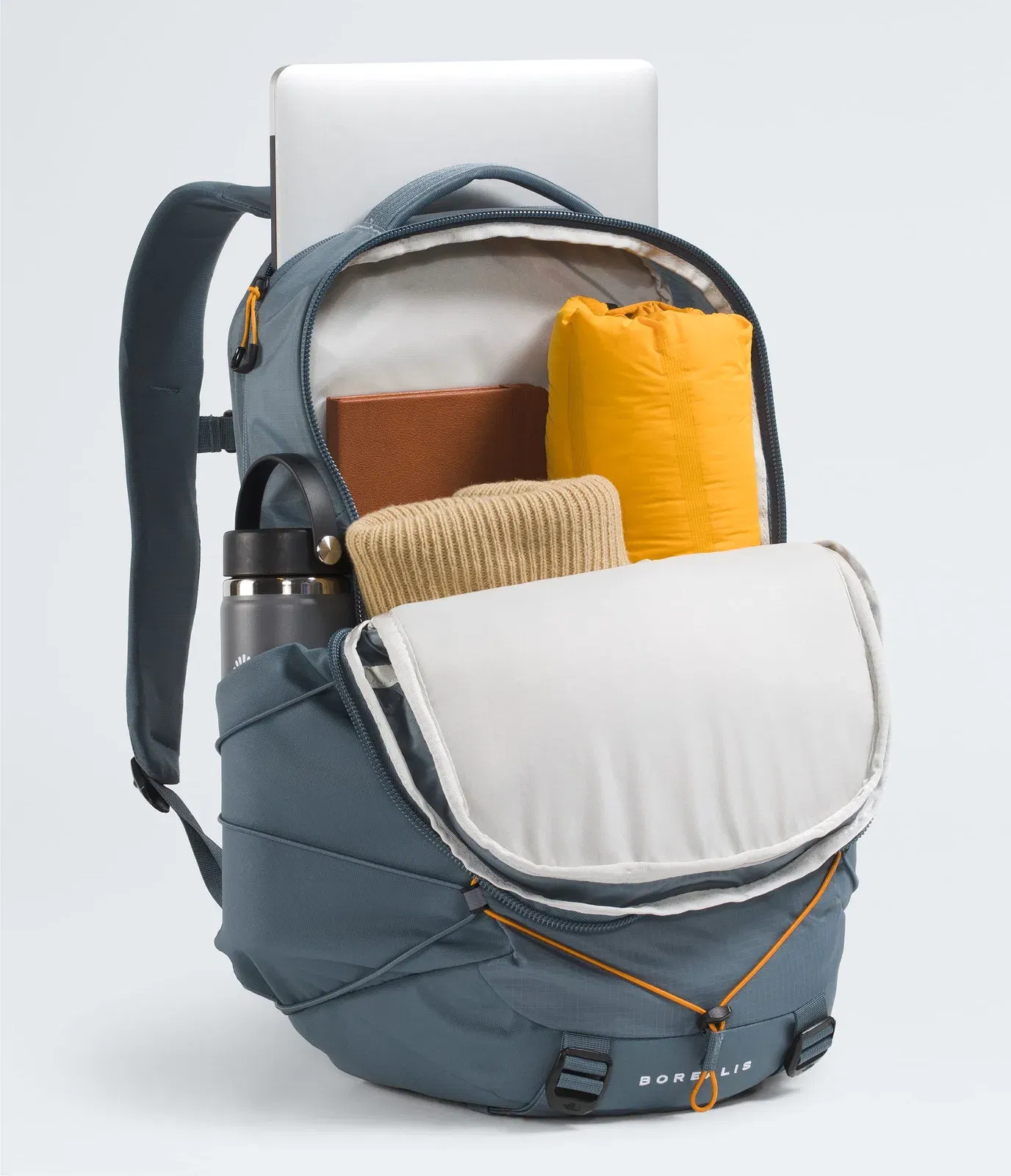The North Face Borealis Backpack Granite Grey-Dust Orange