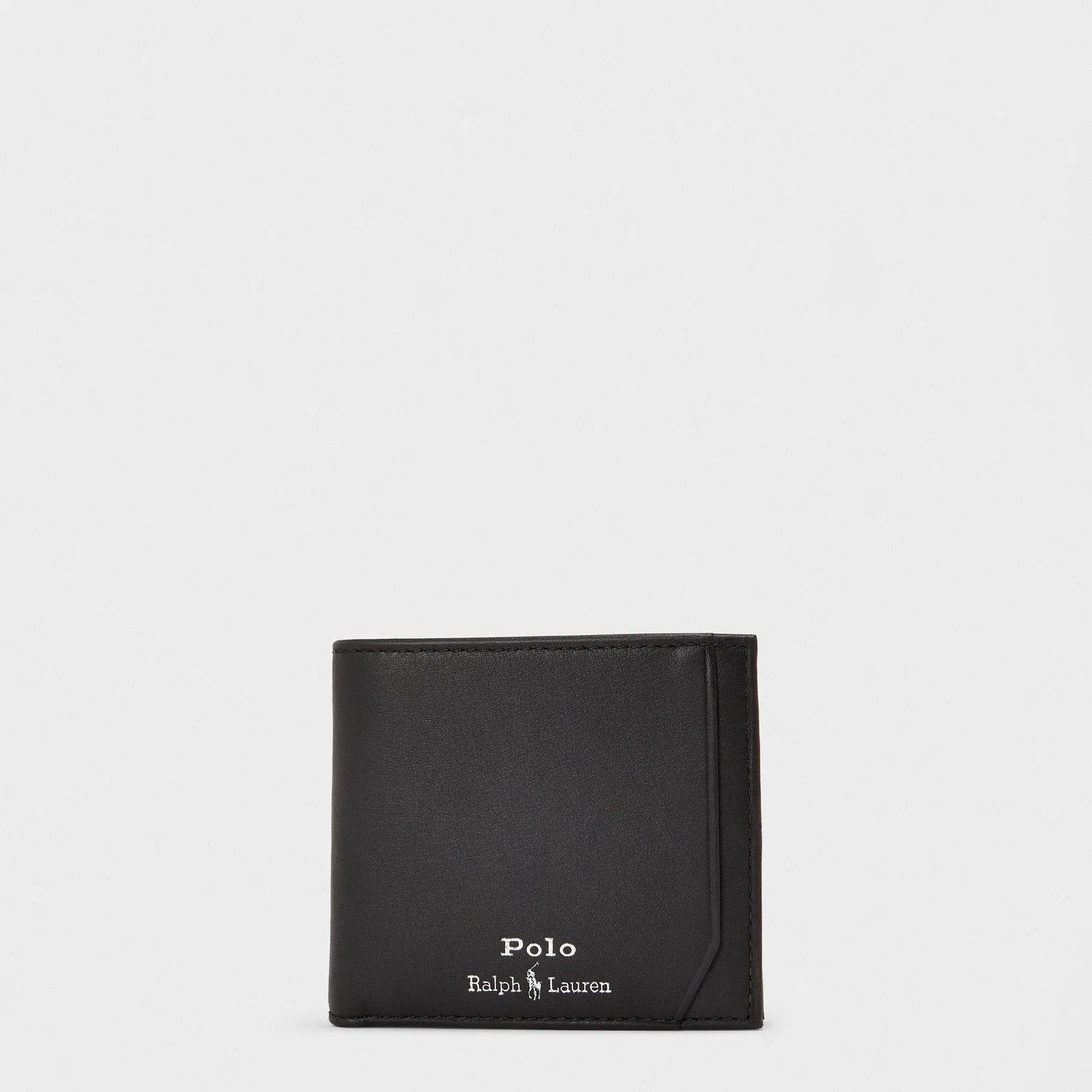Smooth Leather Coin Billfold Wallet