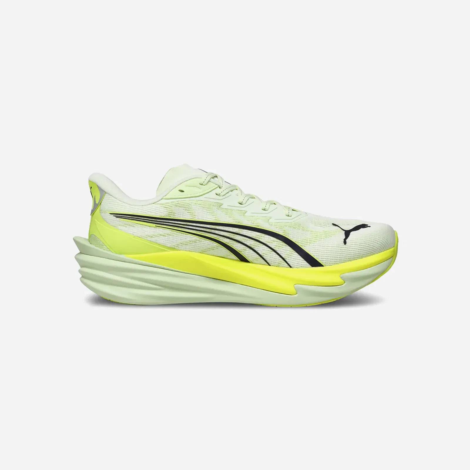 Puma Deviate Nitro™ 4 Wide Men'S Running Shoes Apple Spritz-Lux Lime-Deep Plum