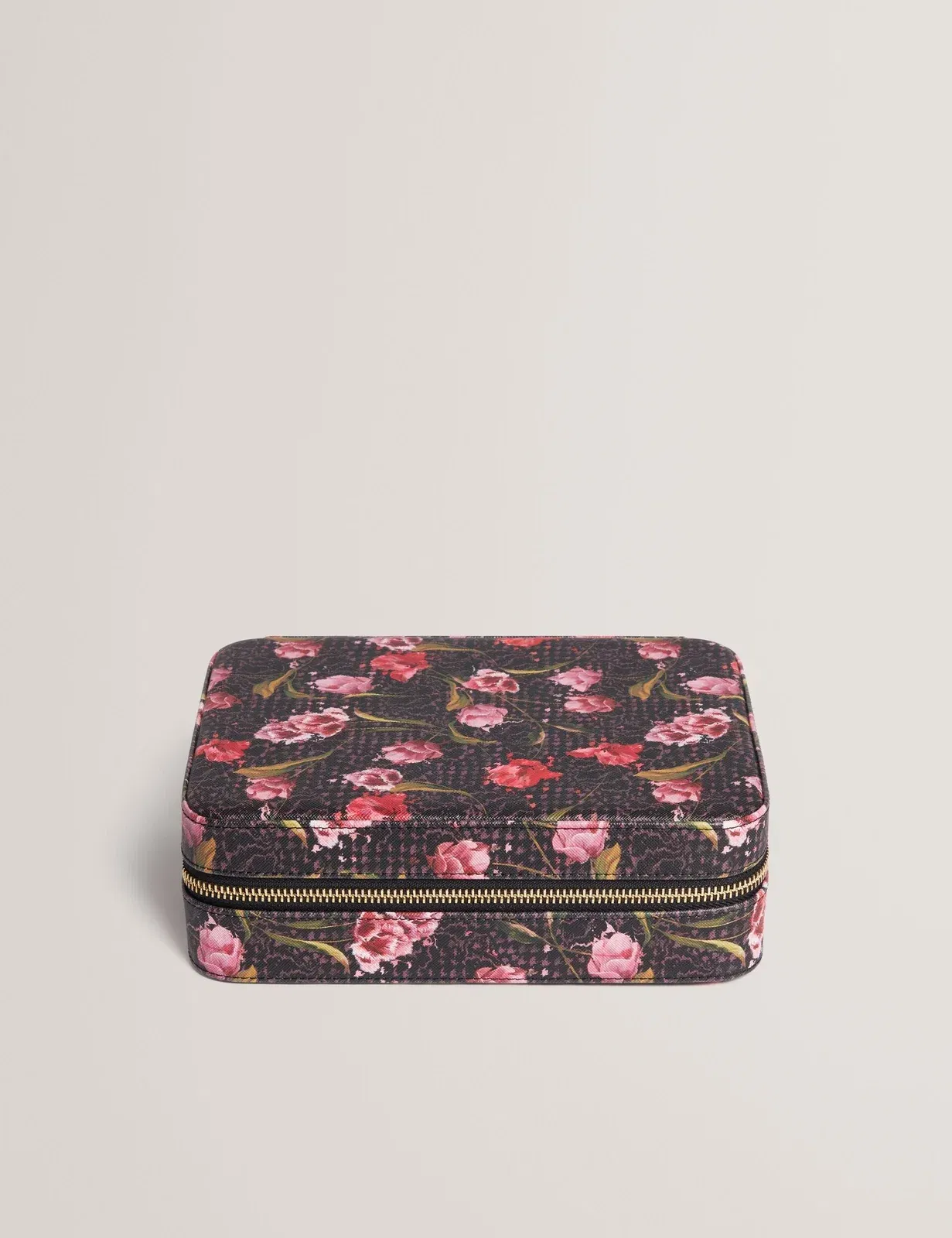Ted Baker Tulbery Floral Print Pu Large Jewellery Case Women's