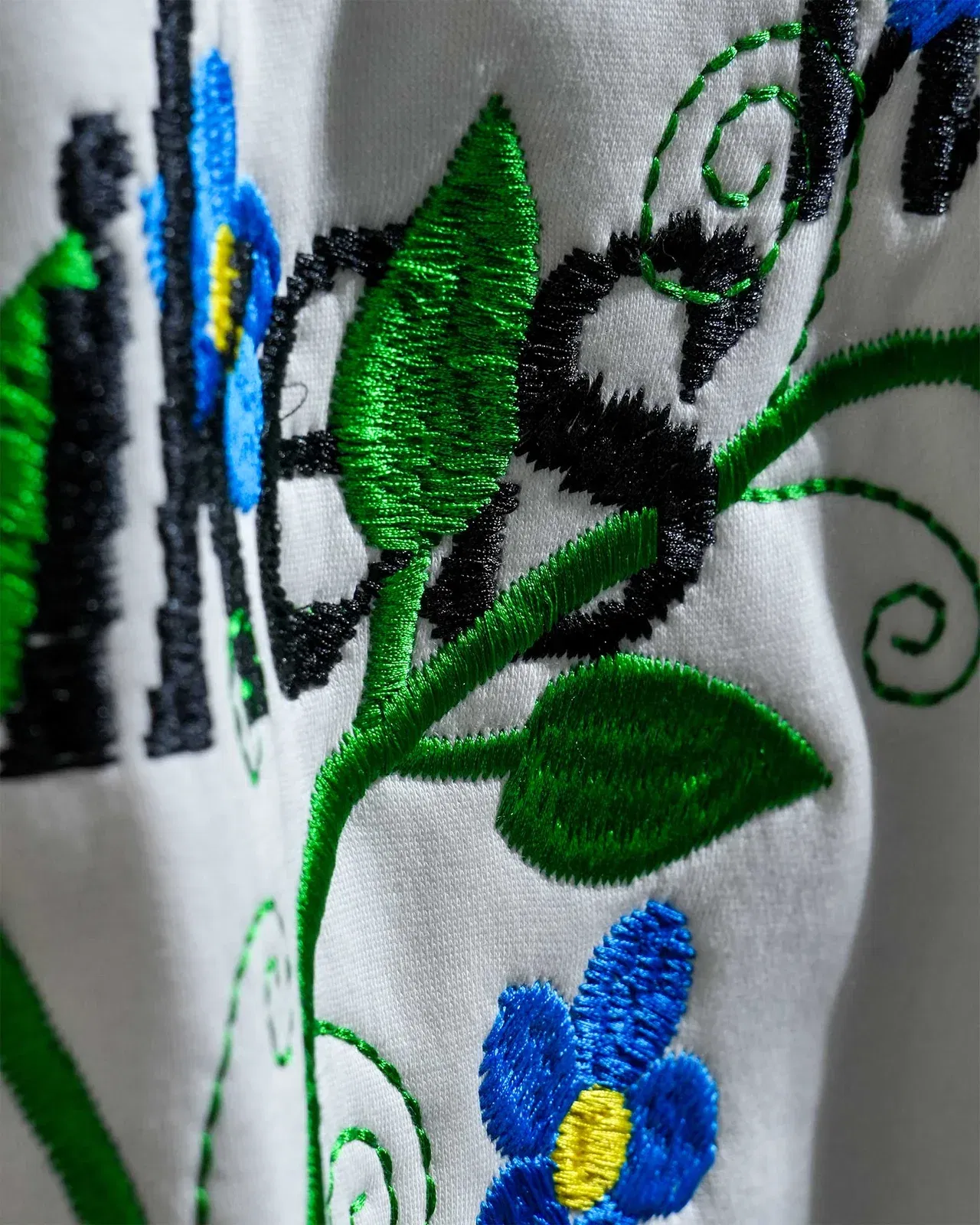 Bitch's Desire Hoodie - Off White Oversized Embroidered Hoodie
