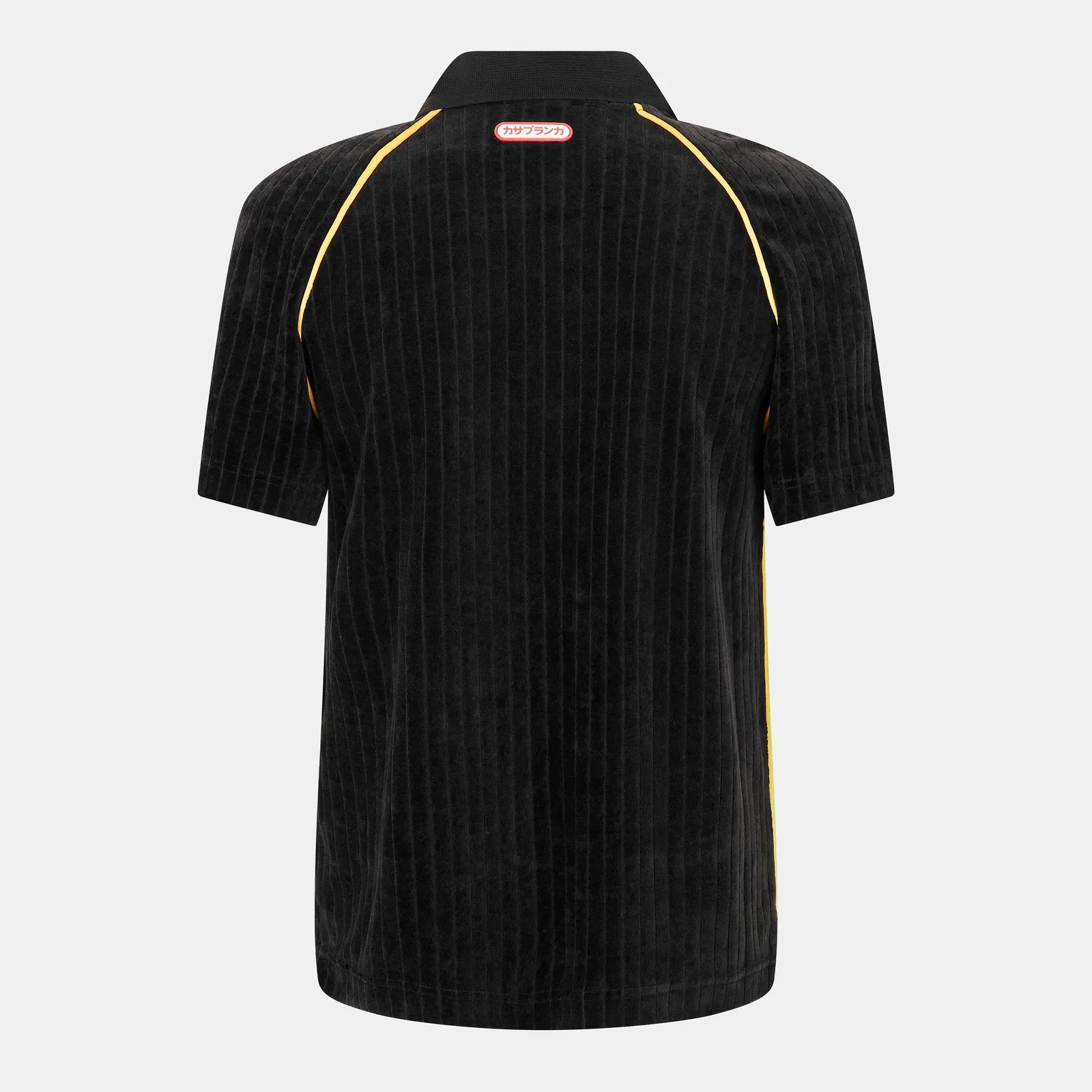 Velour Short Sleeve Polo Shirt