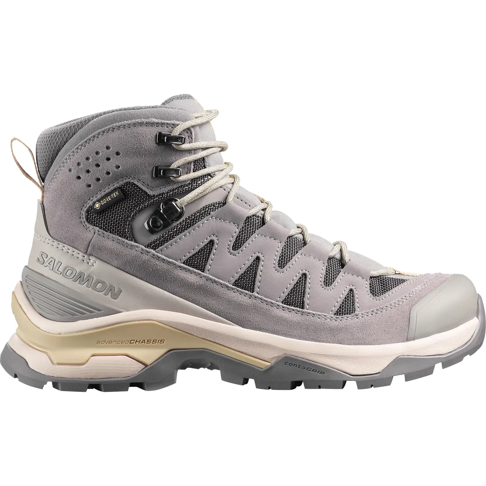 Salomon Quest Echo Gore Tex Hiking & Backpacking Shoes Womens Gull
