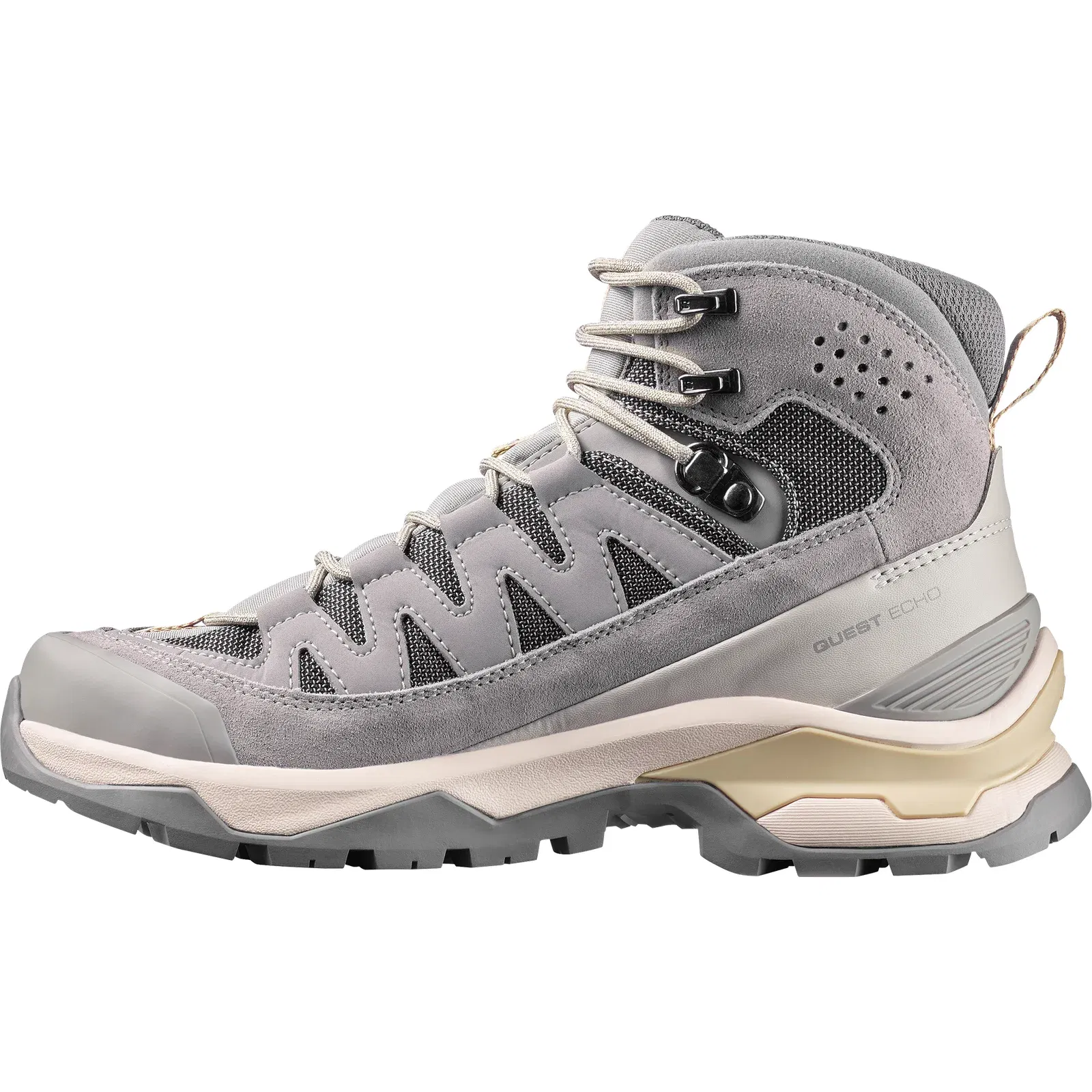 Salomon Quest Echo Gore Tex Hiking & Backpacking Shoes Womens Gull