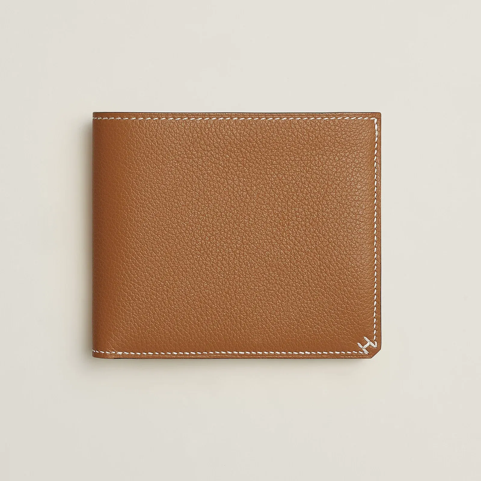 Hermes H Sellier Compact Wallet Noir