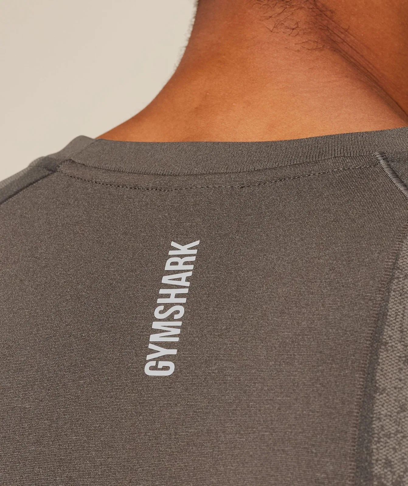 Gymshark Shadow Seamless Long Sleeve T-Shirt - Camo Brown
