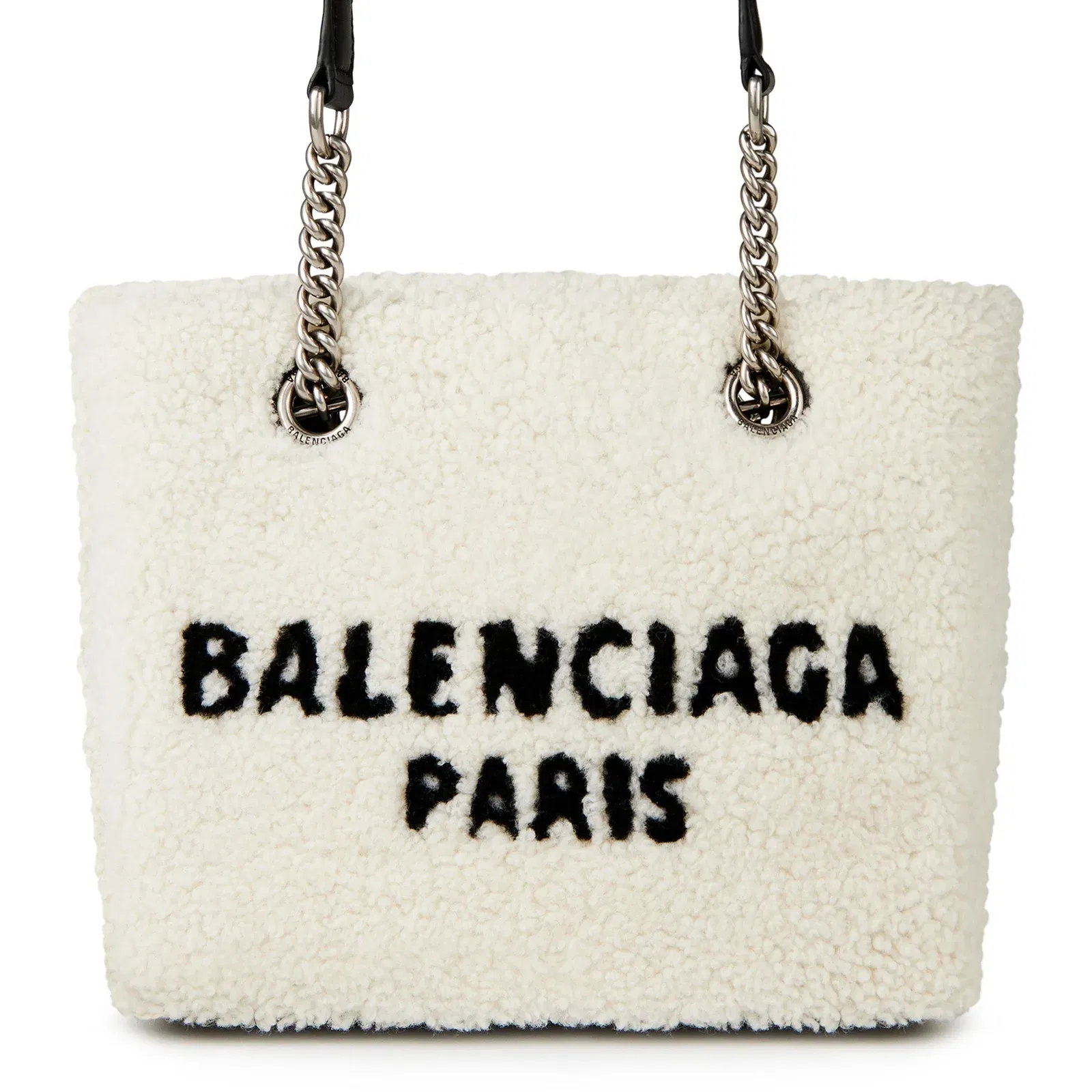 Shearling Duty-Free Tote Bag
