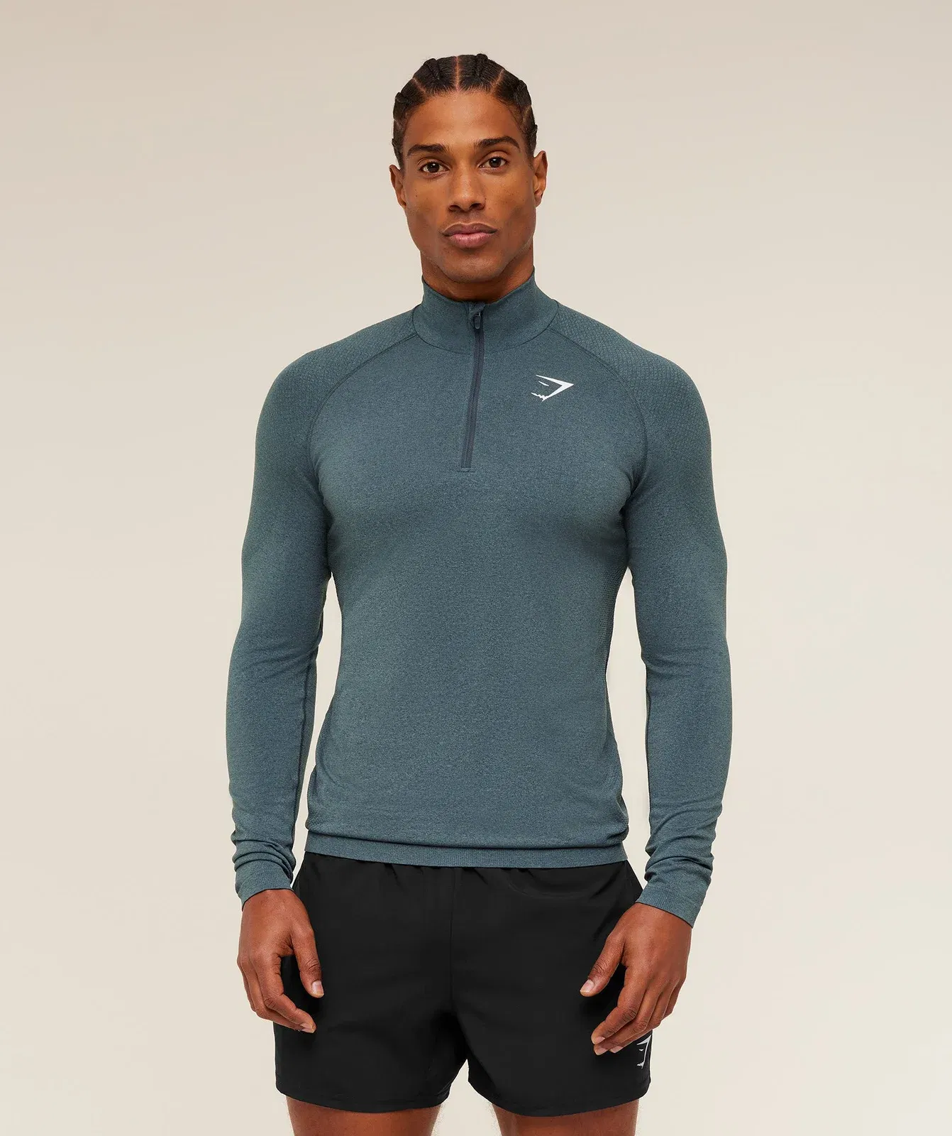 Gymshark Vital 1/4 Zip -  Iron Blue /  Stealth Blue