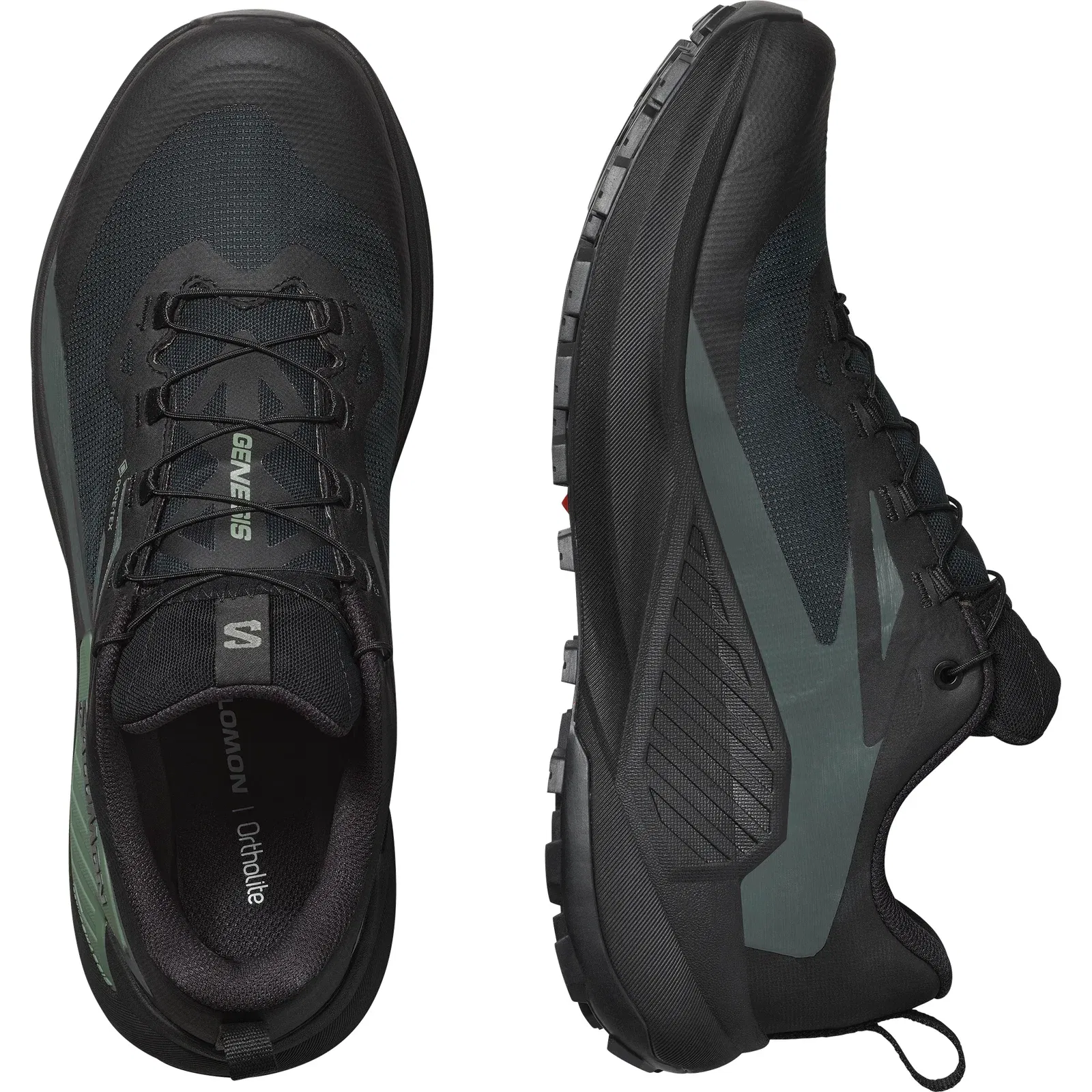 Salomon Genesis Gore-Tex Trail Running Shoes Black