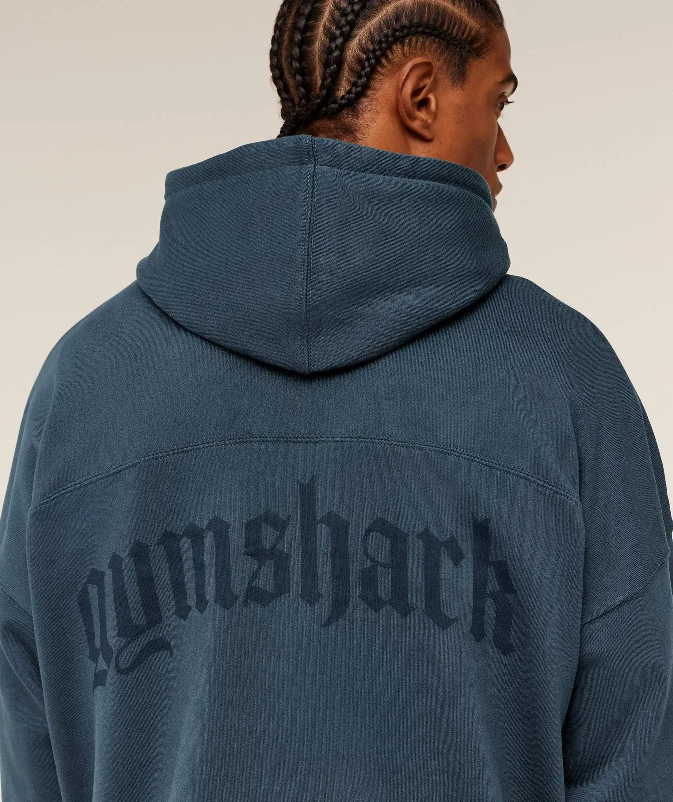 Gymshark Olde English Hoodie - GS Stealth Blue