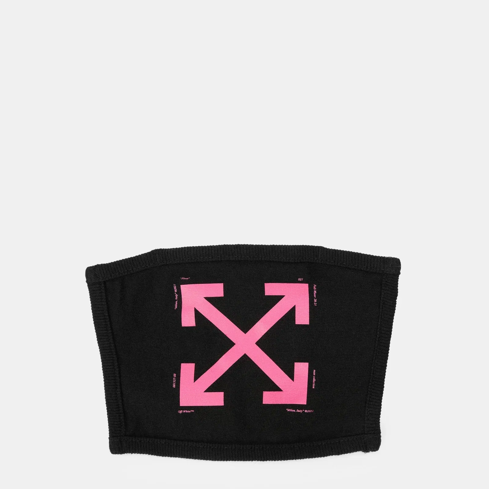 Diagonal Stripe Adjustable Face Mask