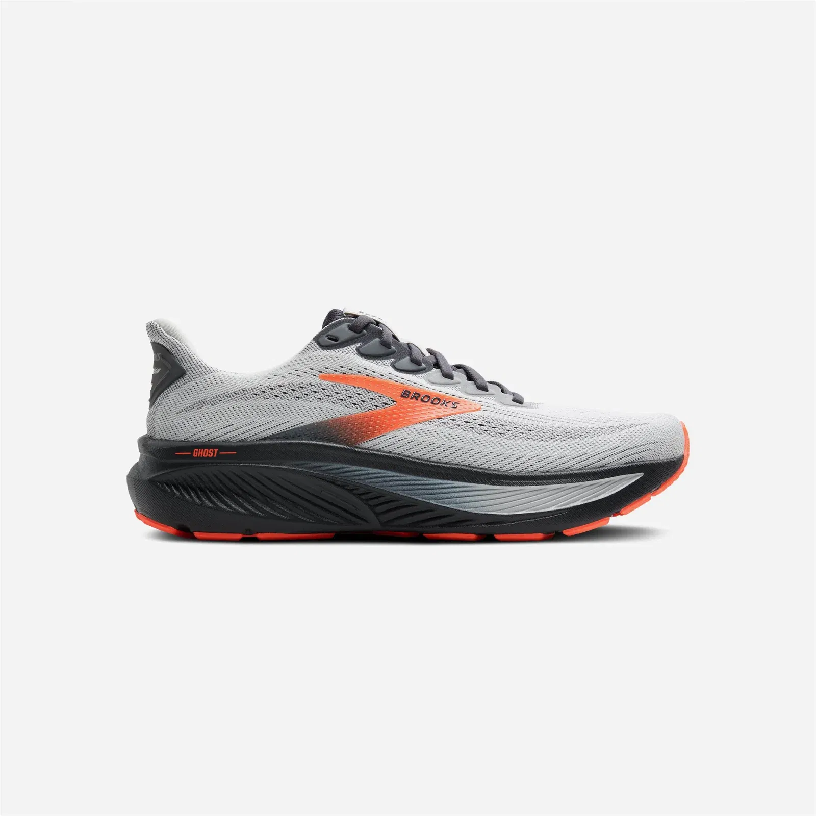 Brooks Ghost 17 Oyster Mushroom Orange Ebony