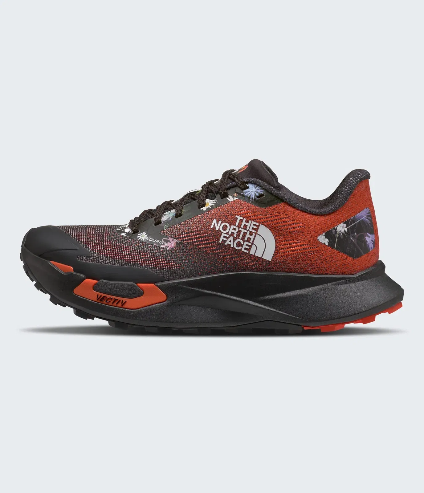 The North Face Mens Vectiv Enduris 4 Race Edition Shoes Alpine Floral Print Alpine Floral Print