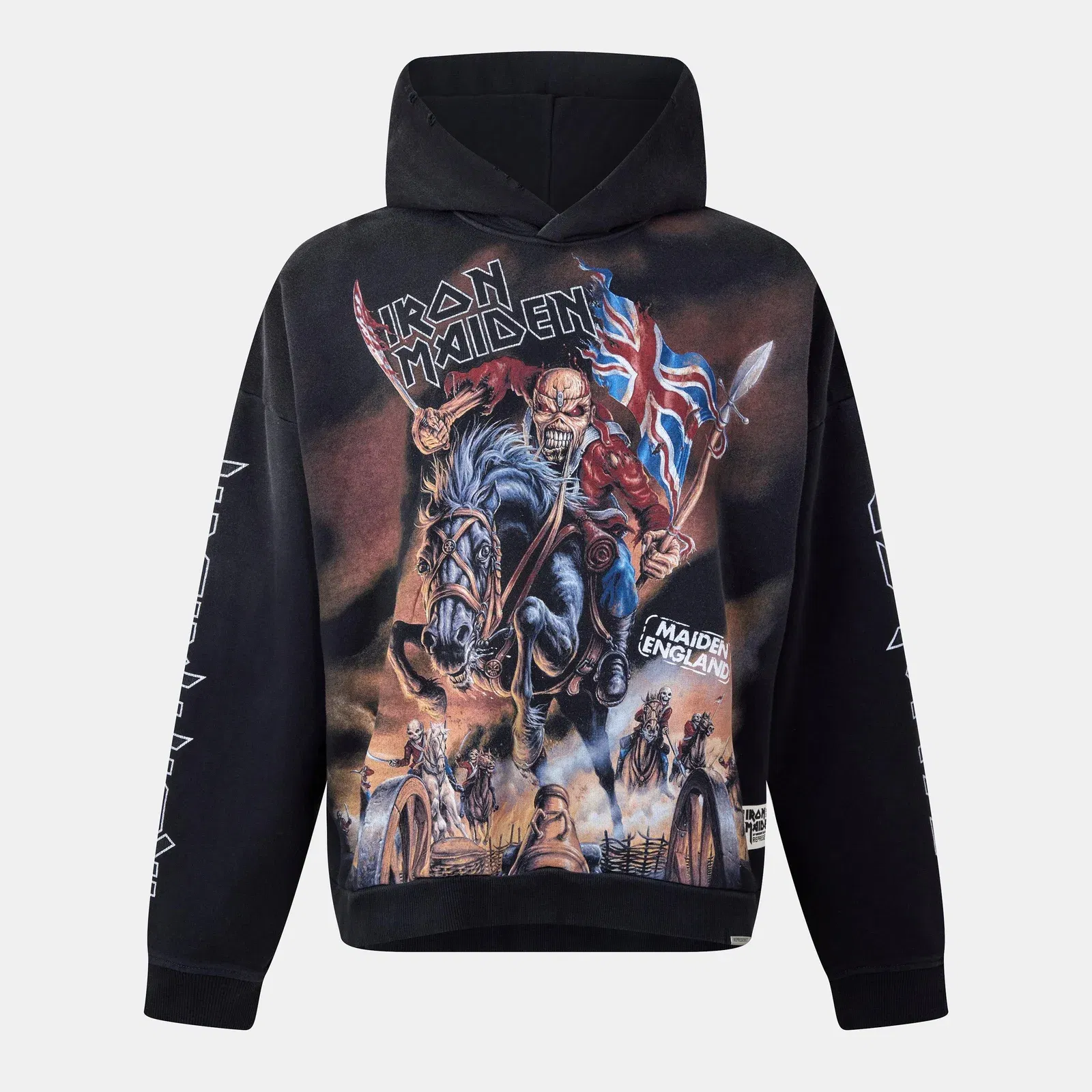x Iron Maiden Steed Cotton Long Sleeve Graphic Hoodie