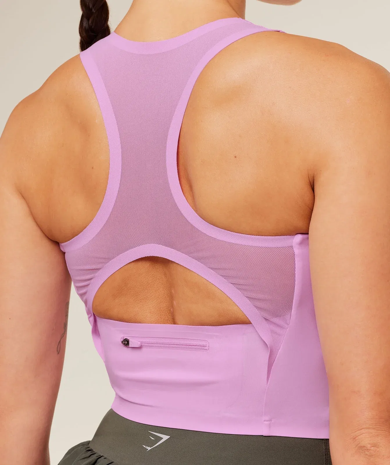 Gymshark Running Elite Bodyfit Tank - Sour Pink
