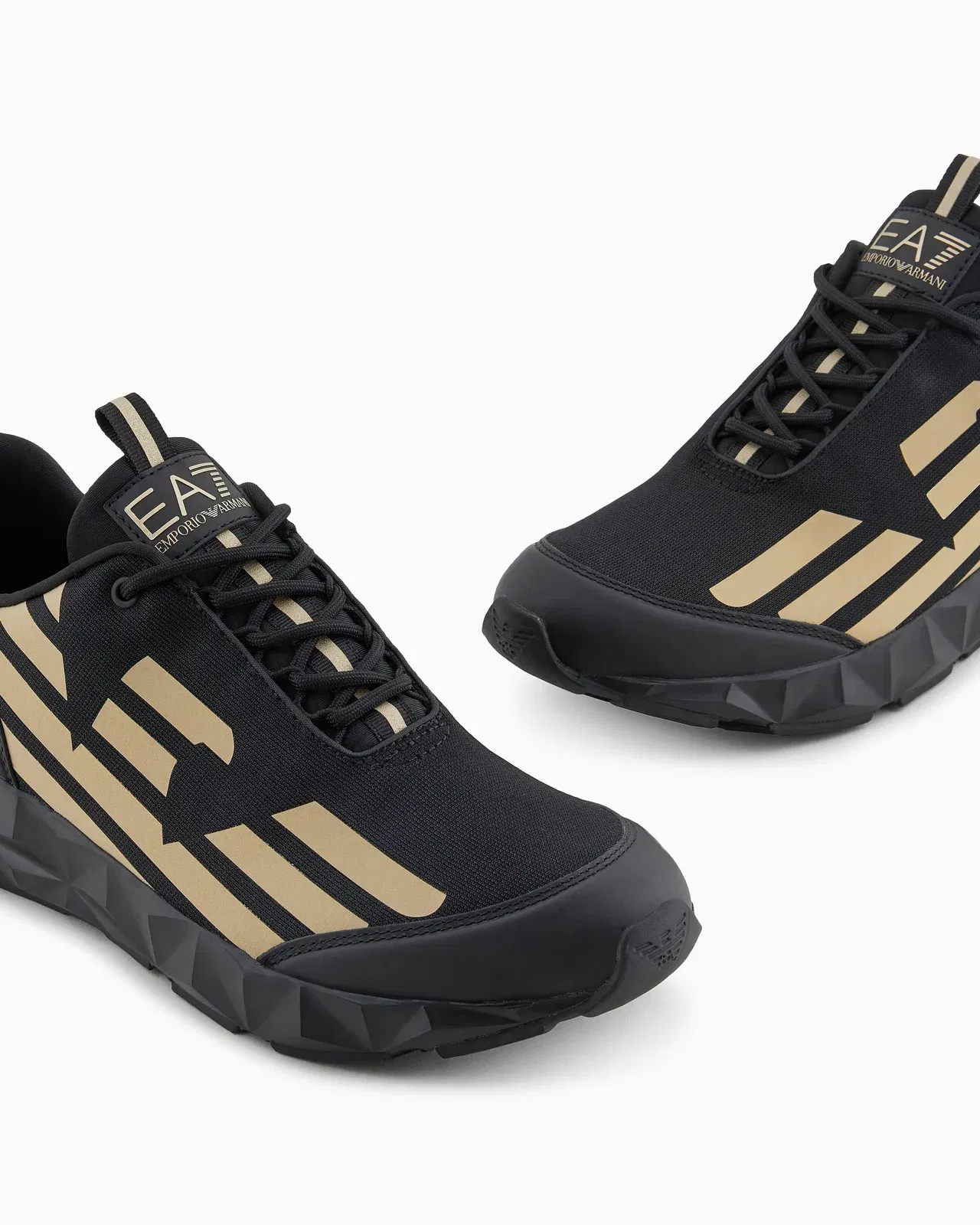 Ea7 Running Sneaker With Ultralight Sole Ultimate C2 Kombat New Black
