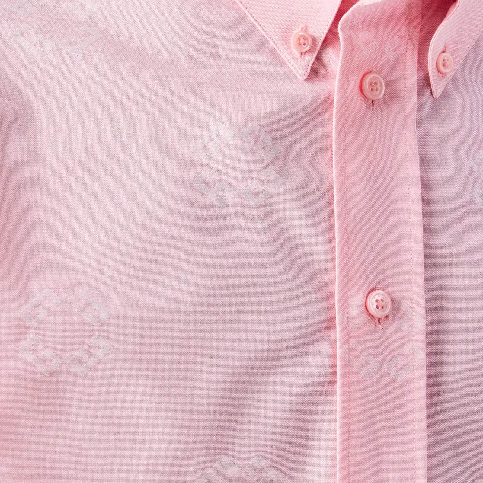 Monogram Short Sleeve Plain Shirt