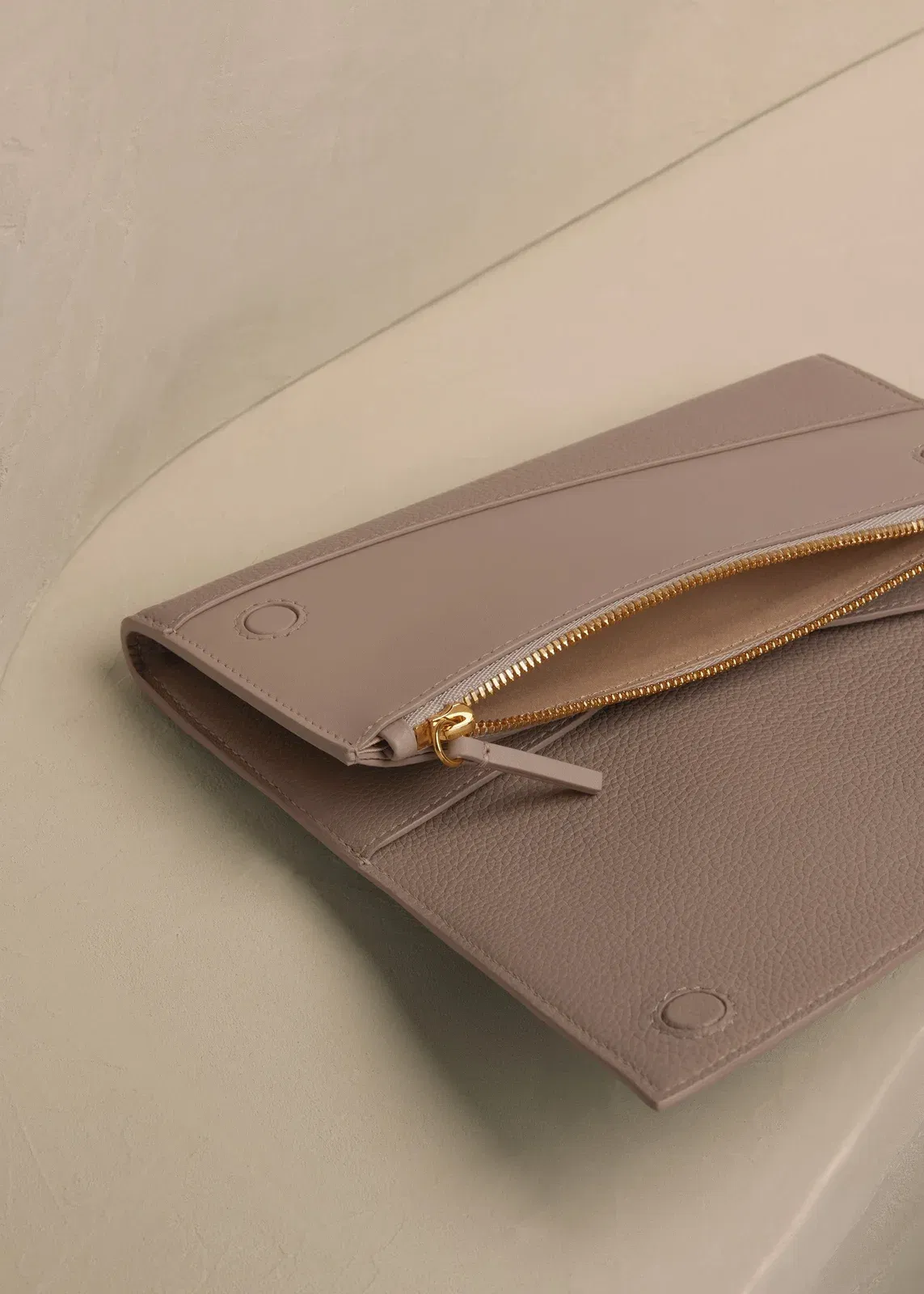 Polene Sierra Wallet Duo Taupe