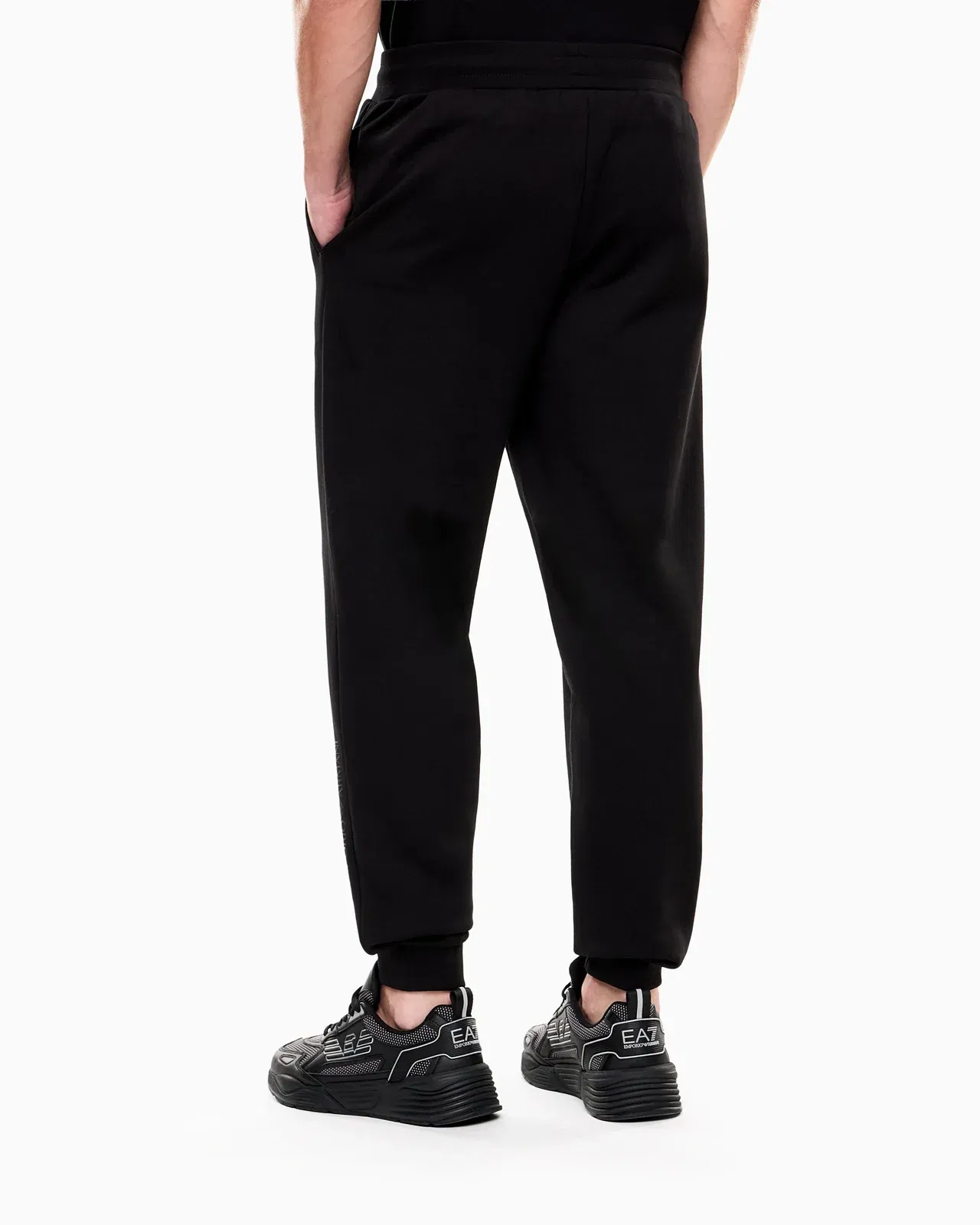 EA7 Premium Label jogger pants in cotton