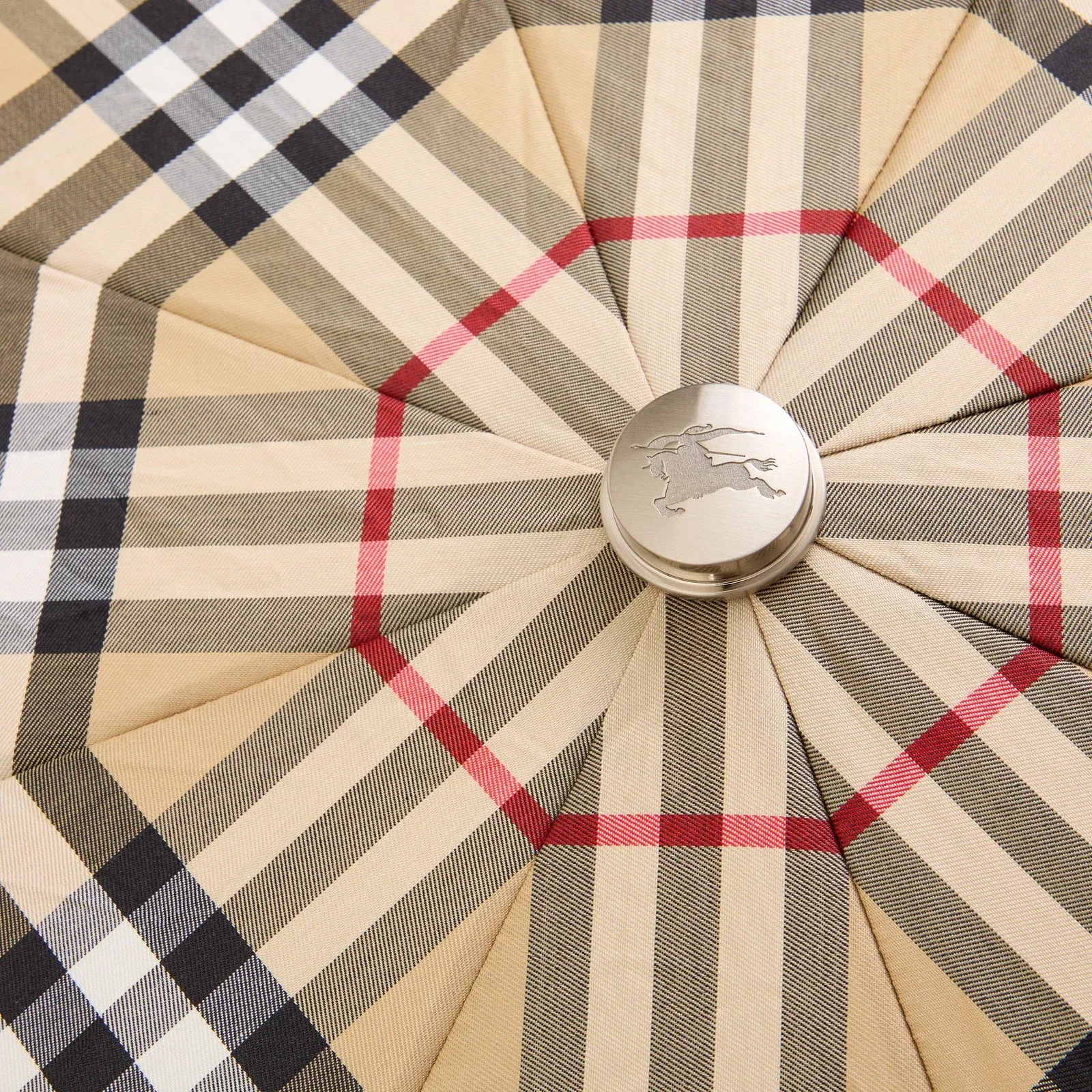 Adults' Folding Check Umbrella