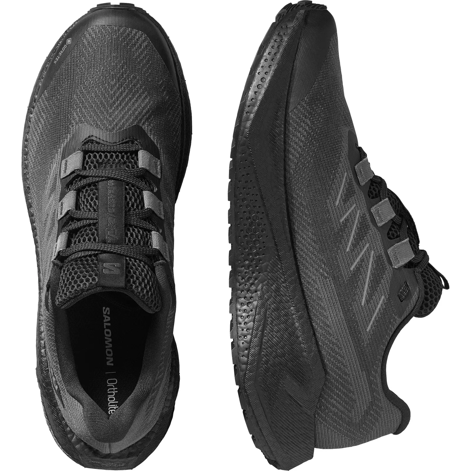 Salomon Aero Blaze 3 Grvl Gore-Tex Gravel Running Shoes Black