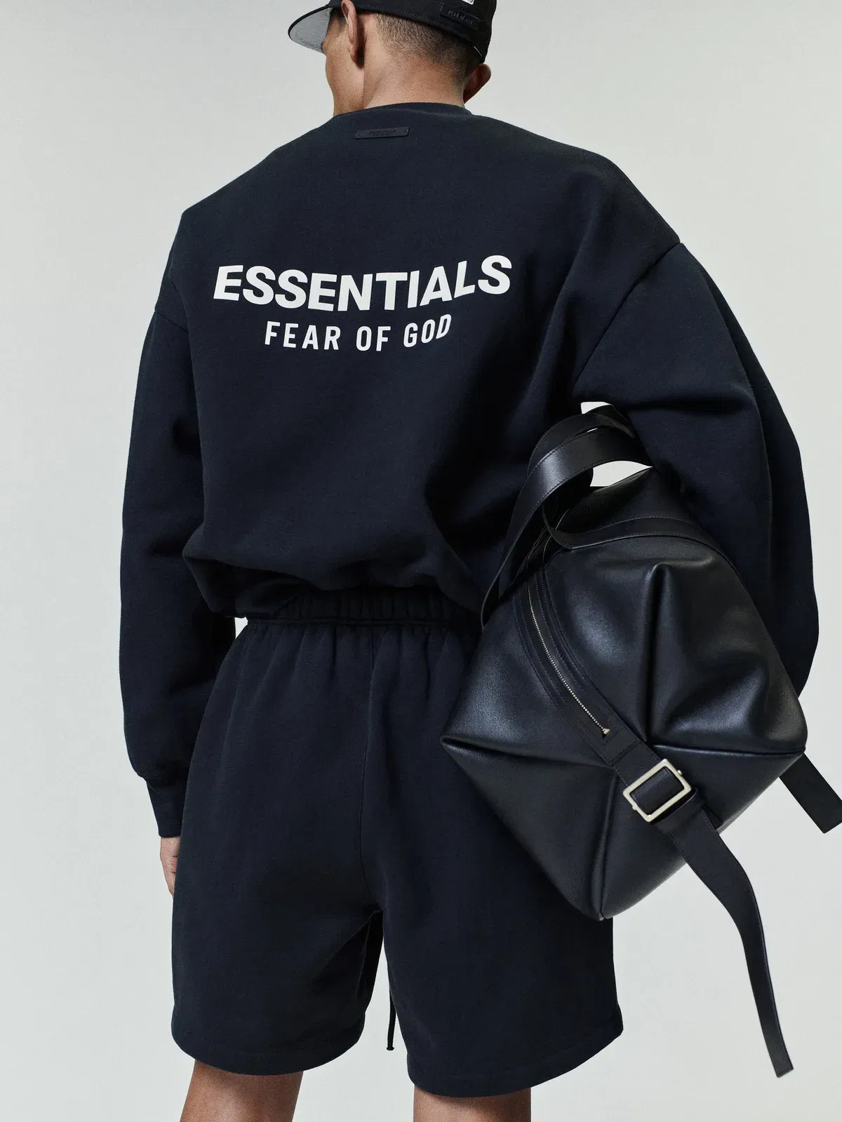 Essentials Essentials Ss26 Classic Crewneck Sweatshirt Vintage Black