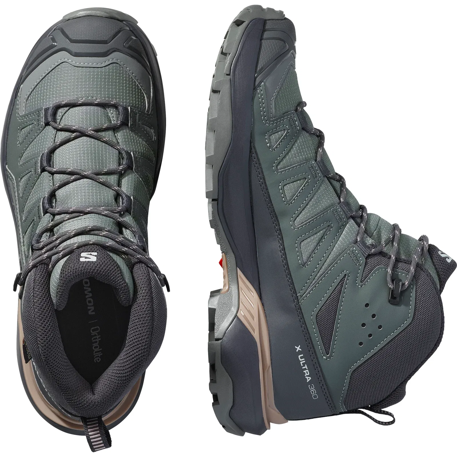 Salomon X Ultra 360 Mid Gore-Tex Hiking & Backpacking Shoes Womens Sedona Sage