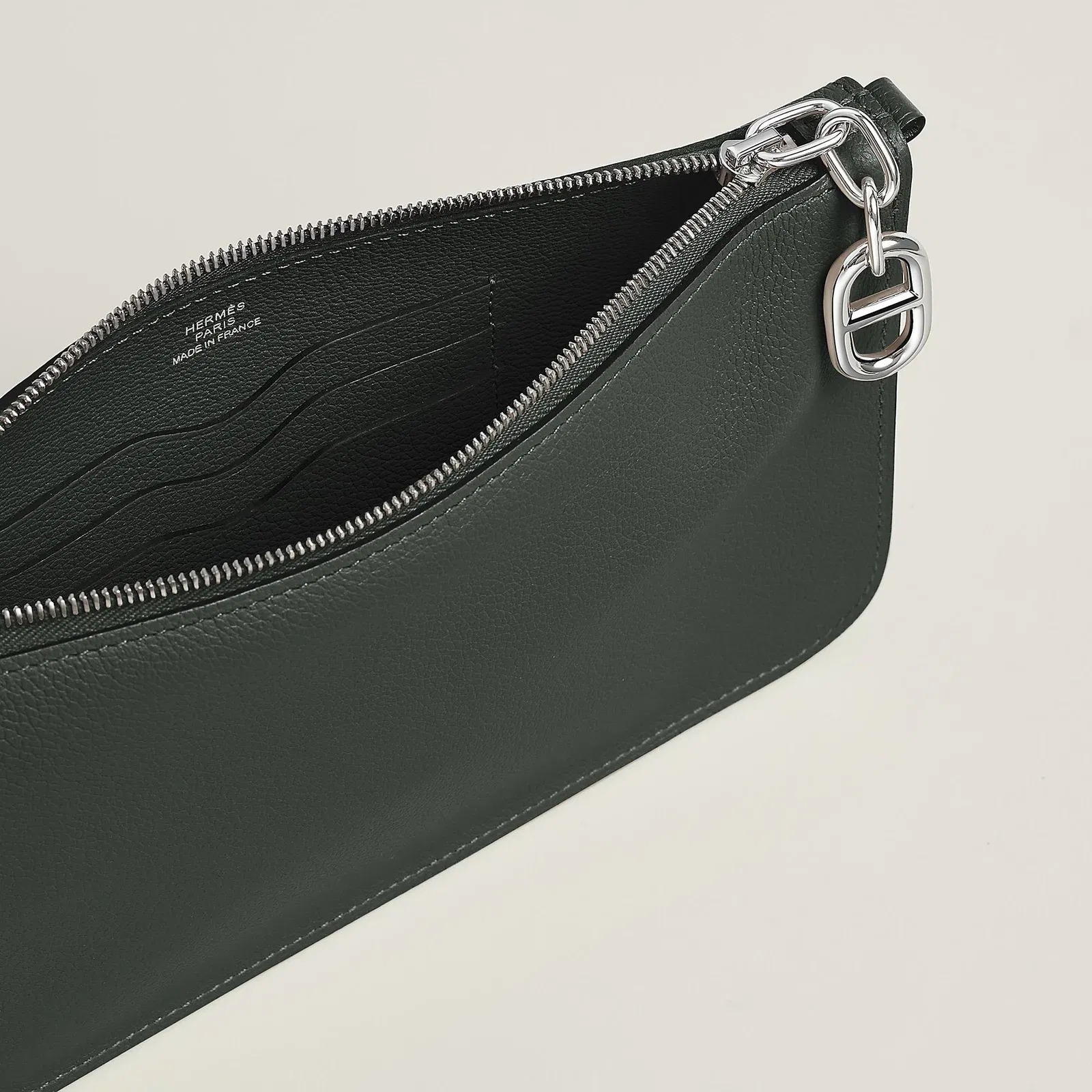 Hermes Zipengo Chaine D'Ancre To Go Pouch Biscuit