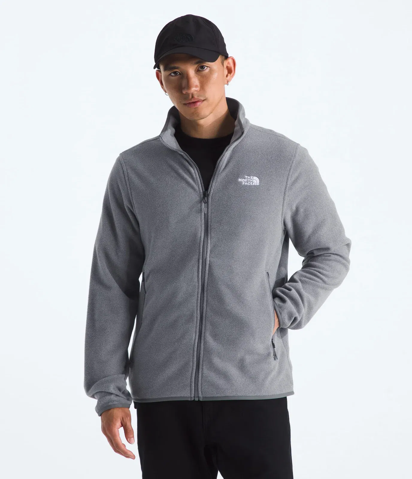 The North Face Men’s Glacier Fleece Jacket TNF Mid Grey Heather