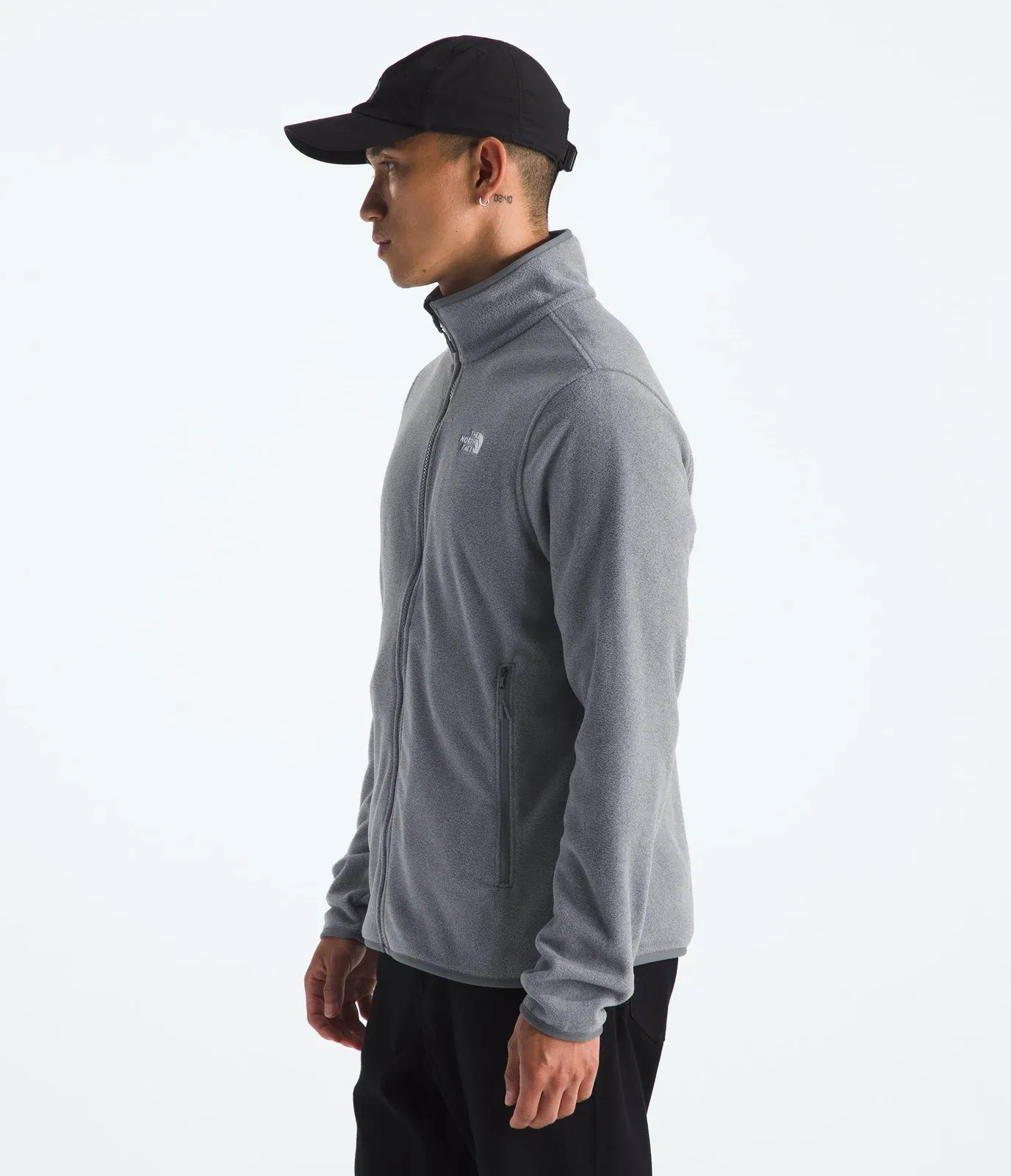 The North Face Men’s Glacier Fleece Jacket TNF Mid Grey Heather